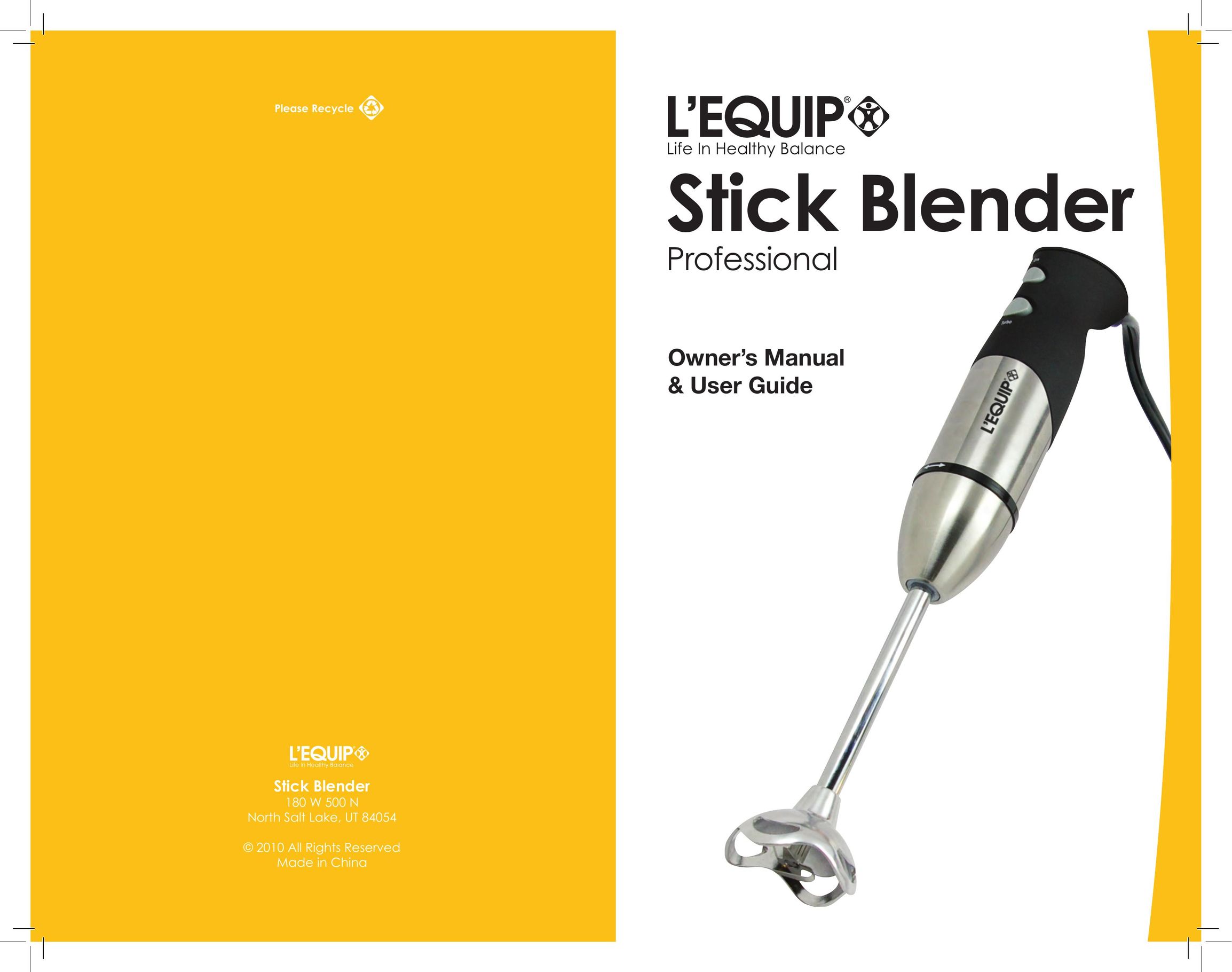 L'Equip 306700 Blender User Manual