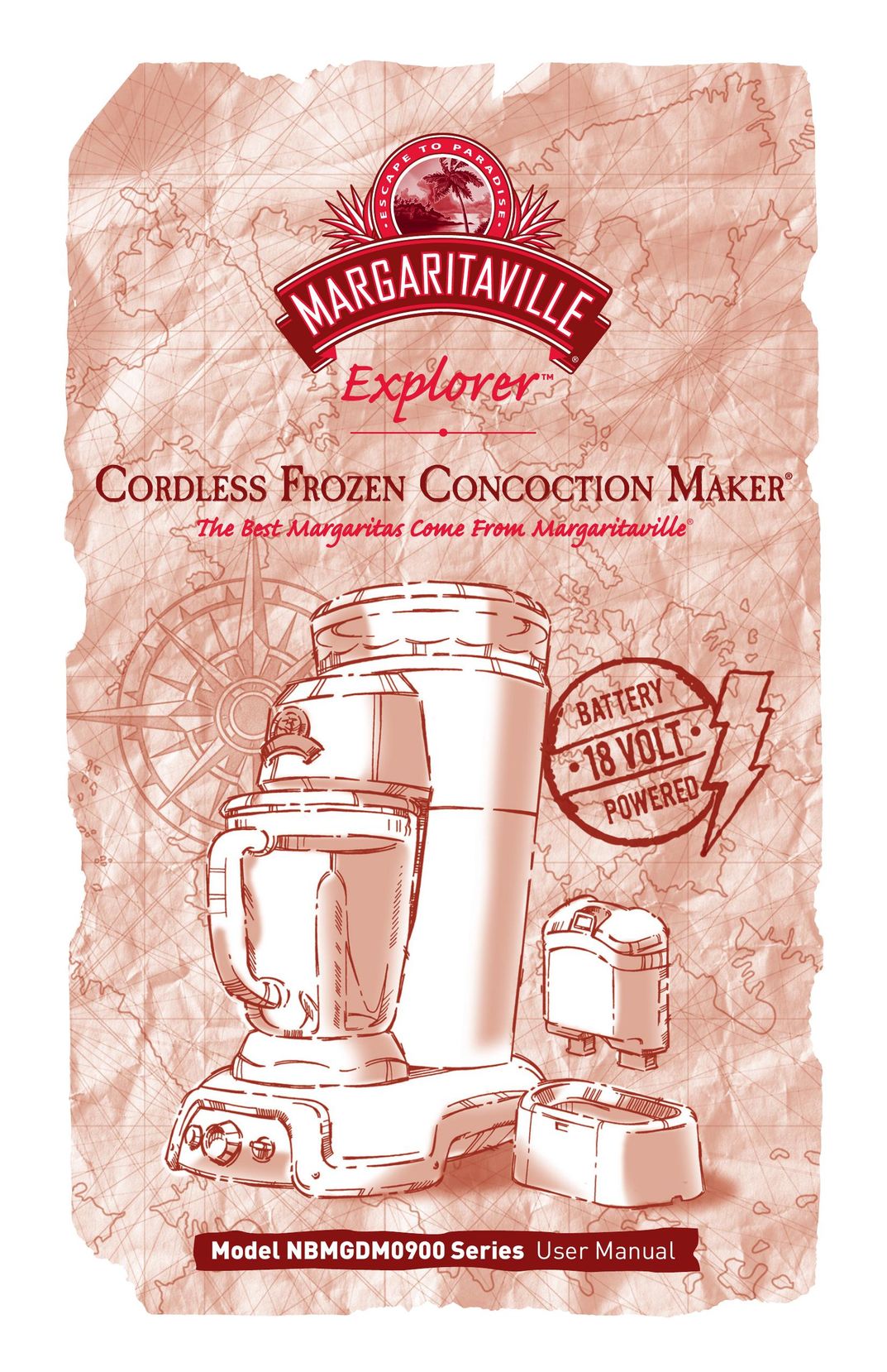 Margaritaville NBMGDM0900 Blender User Manual