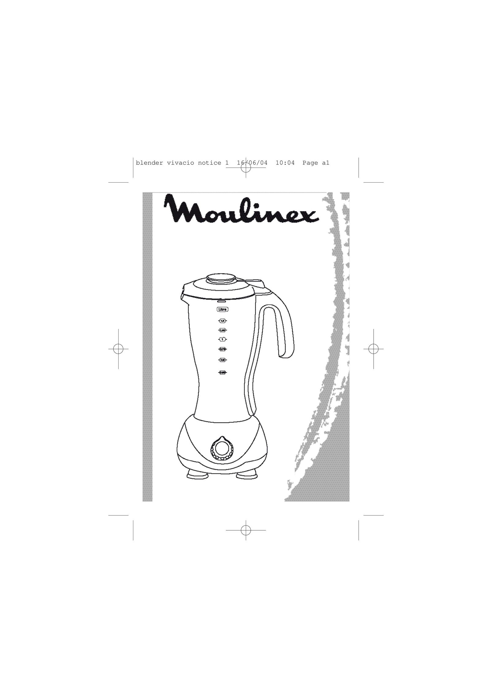 Moulinex Blender Jug Blender User Manual