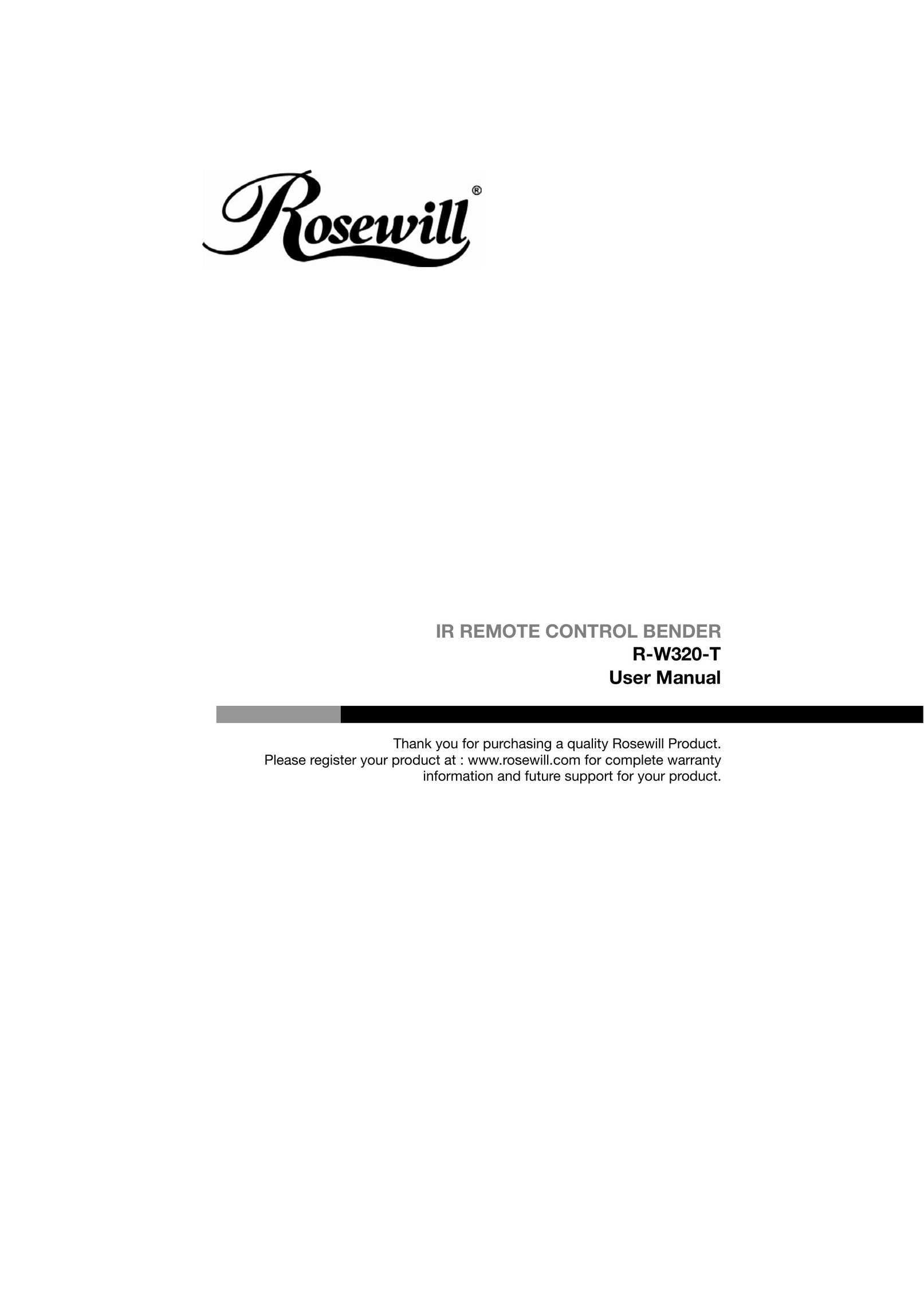 Rosewill R-W320-T Blender User Manual