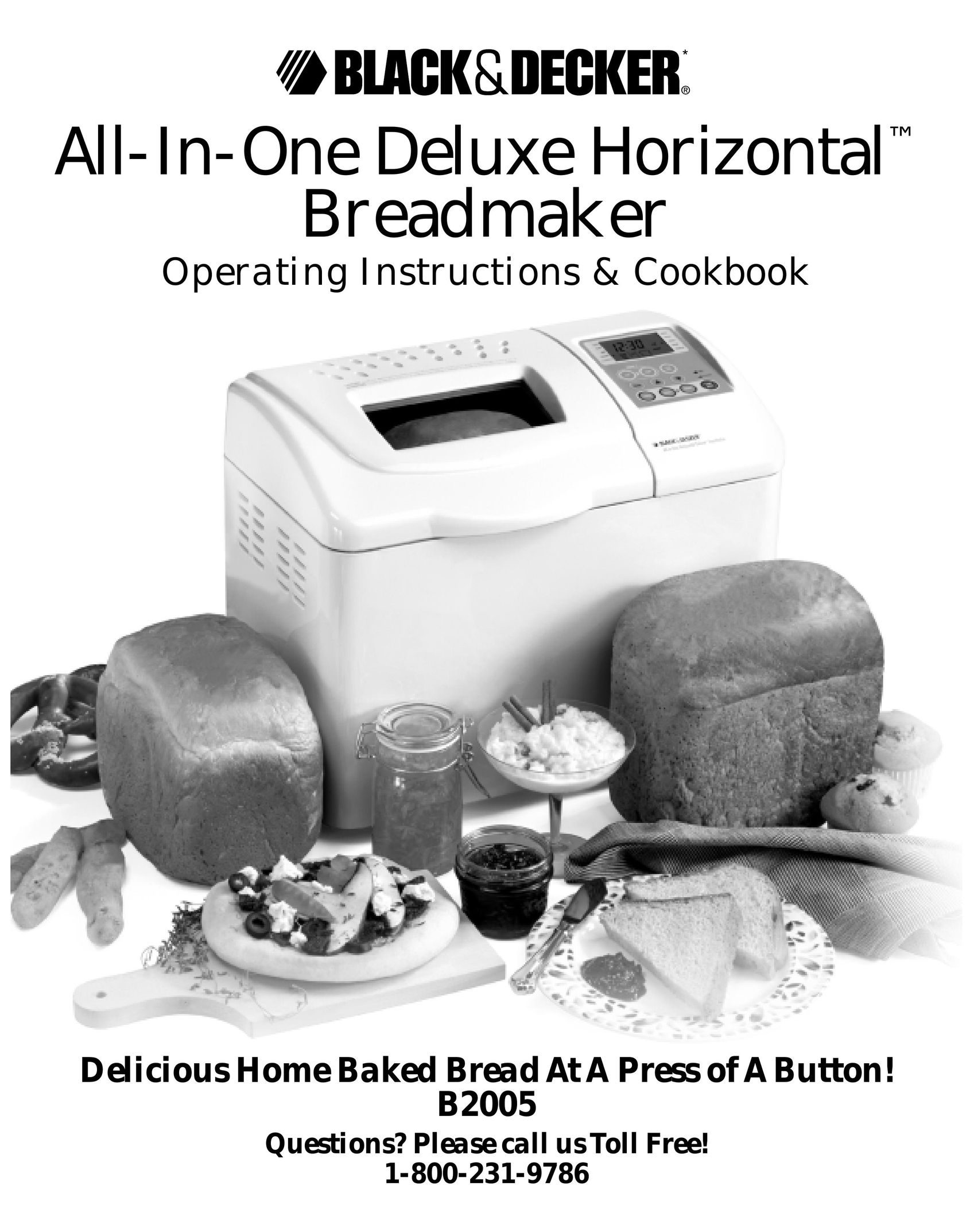 Black & Decker B2005 Bread Maker User Manual