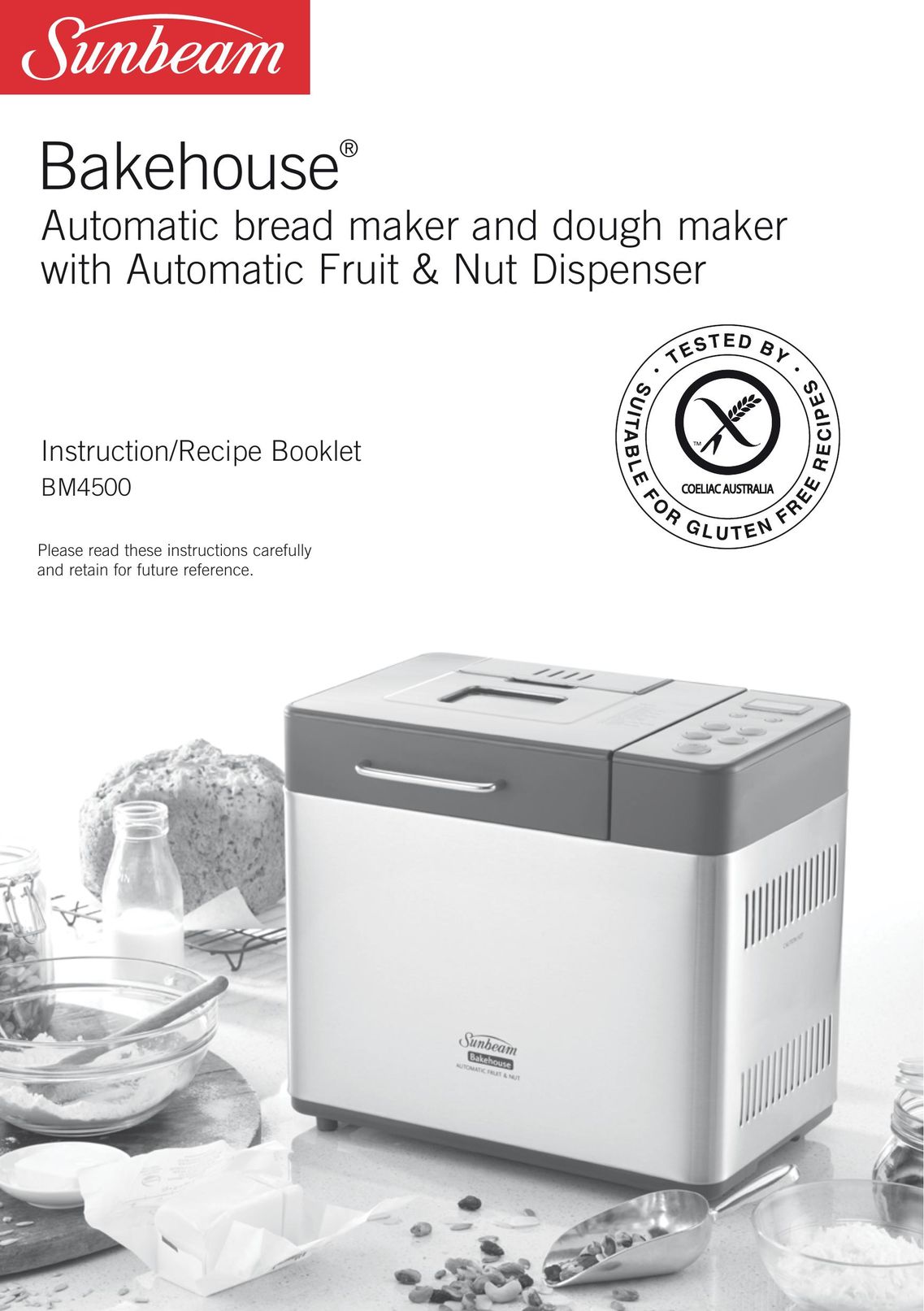 Sunbeam BM4500 Bread Maker User Manual