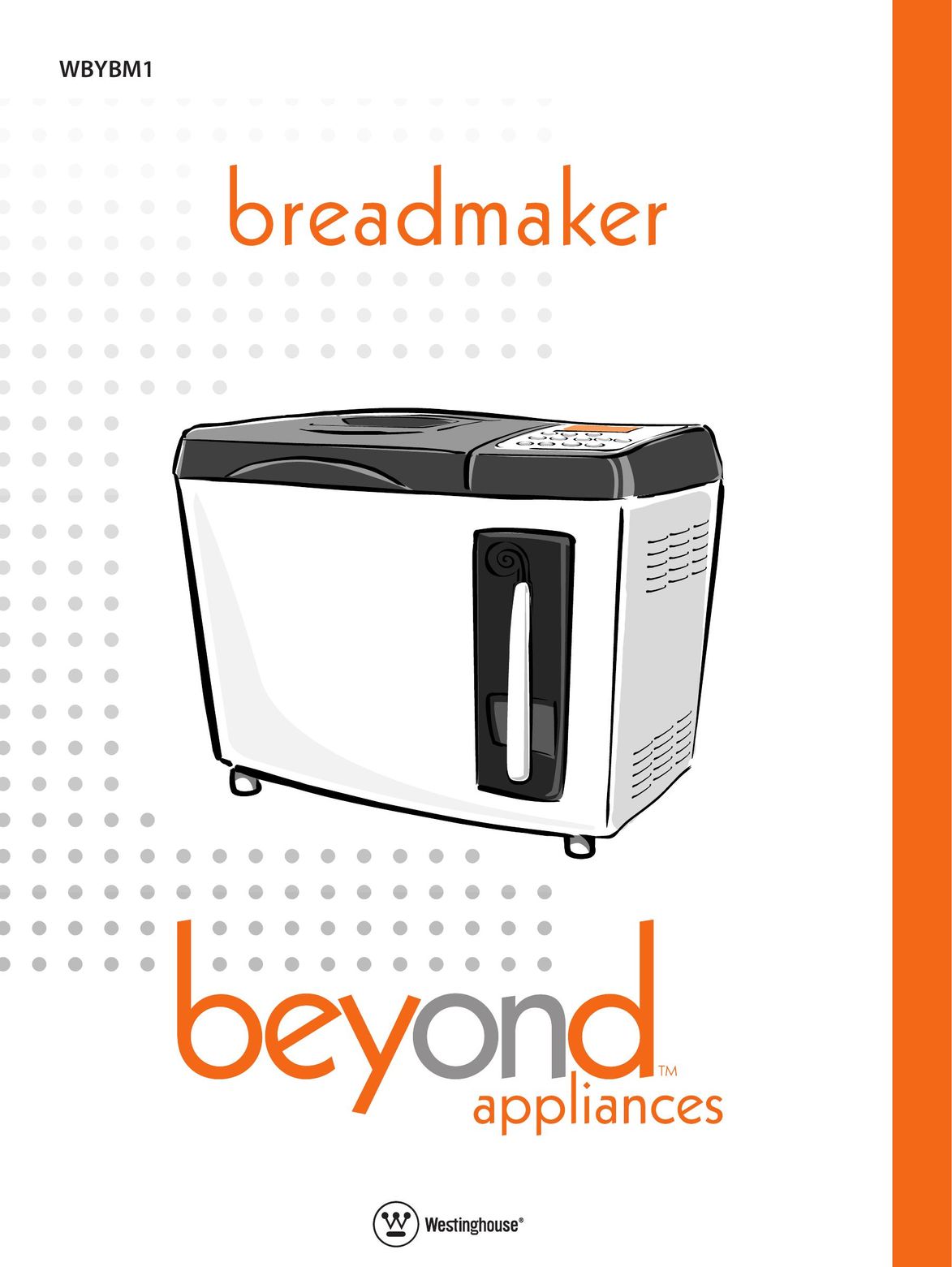 Toastmaster WBYBM1 Bread Maker User Manual