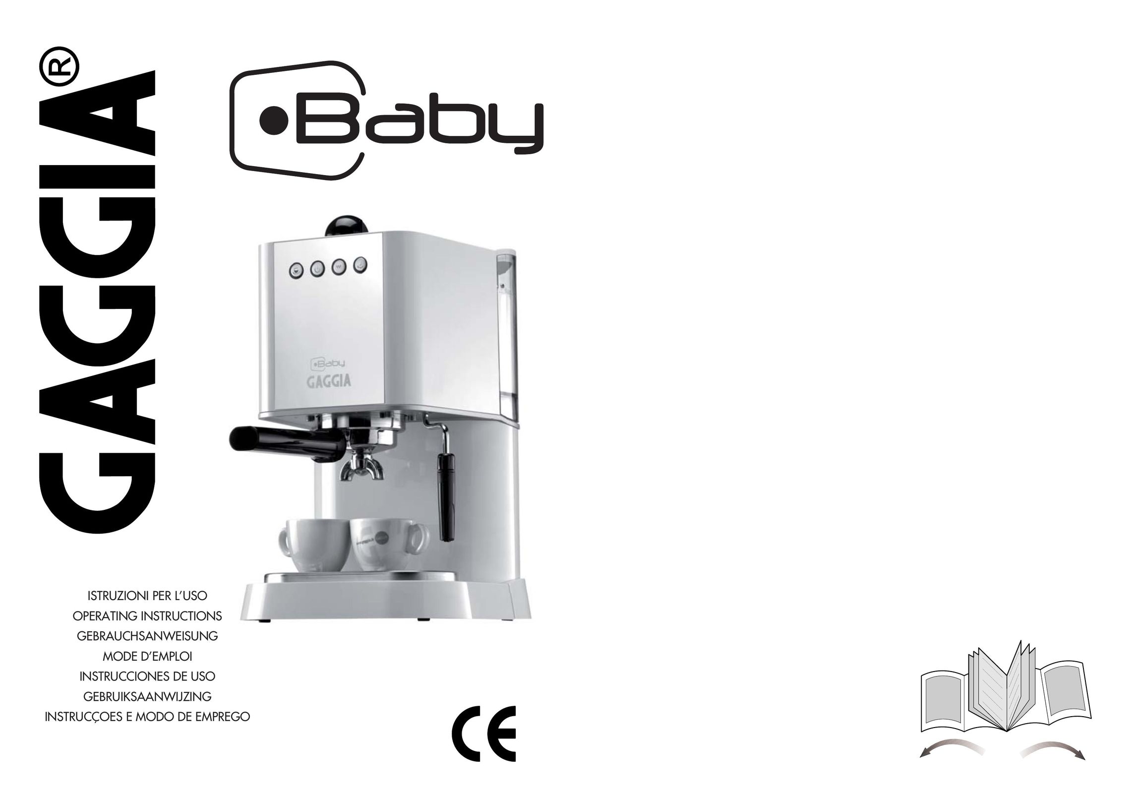 Gaggia Baby Coffee Grinder User Manual