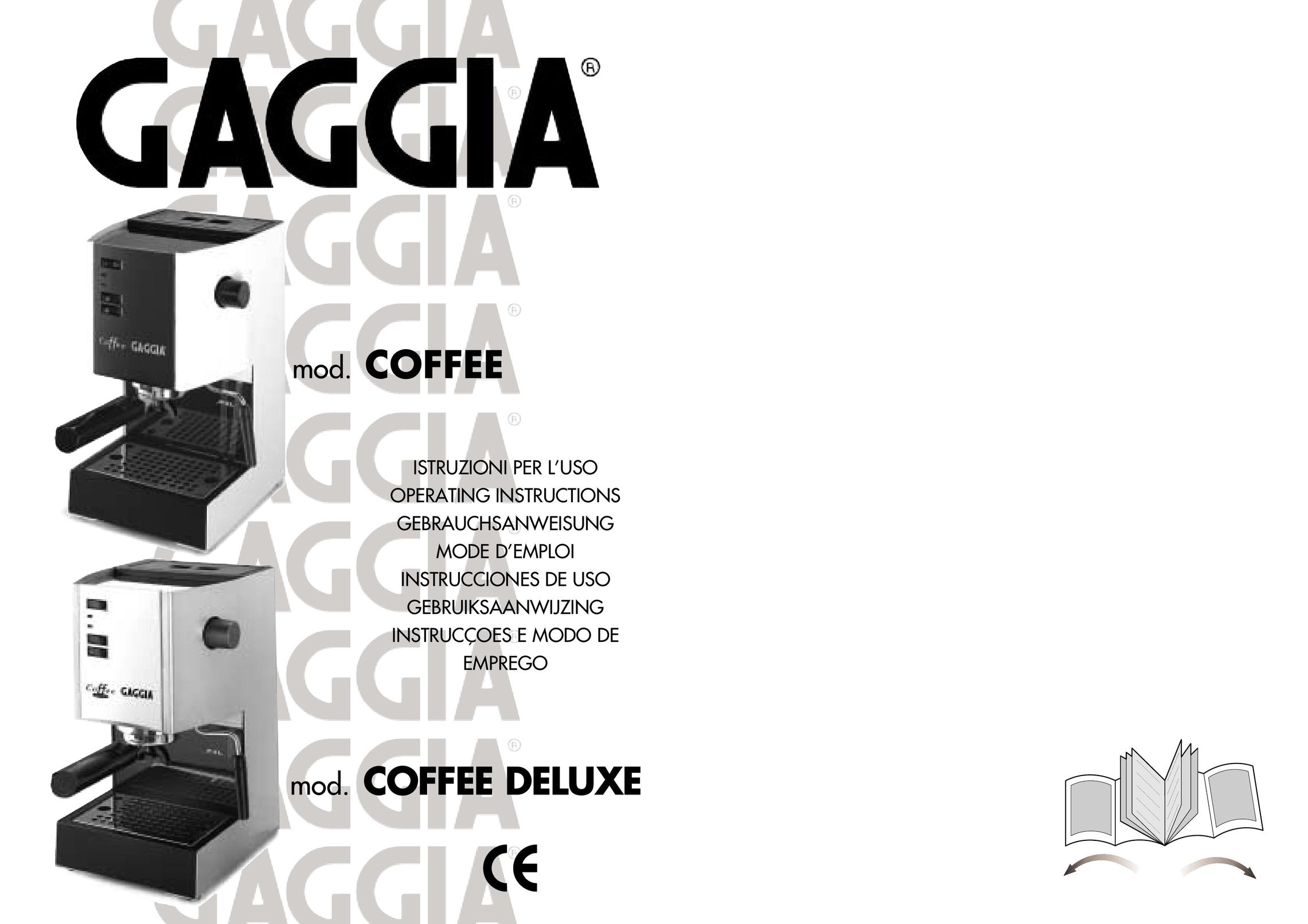 Gaggia COFFEE DELUXE Coffee Grinder User Manual