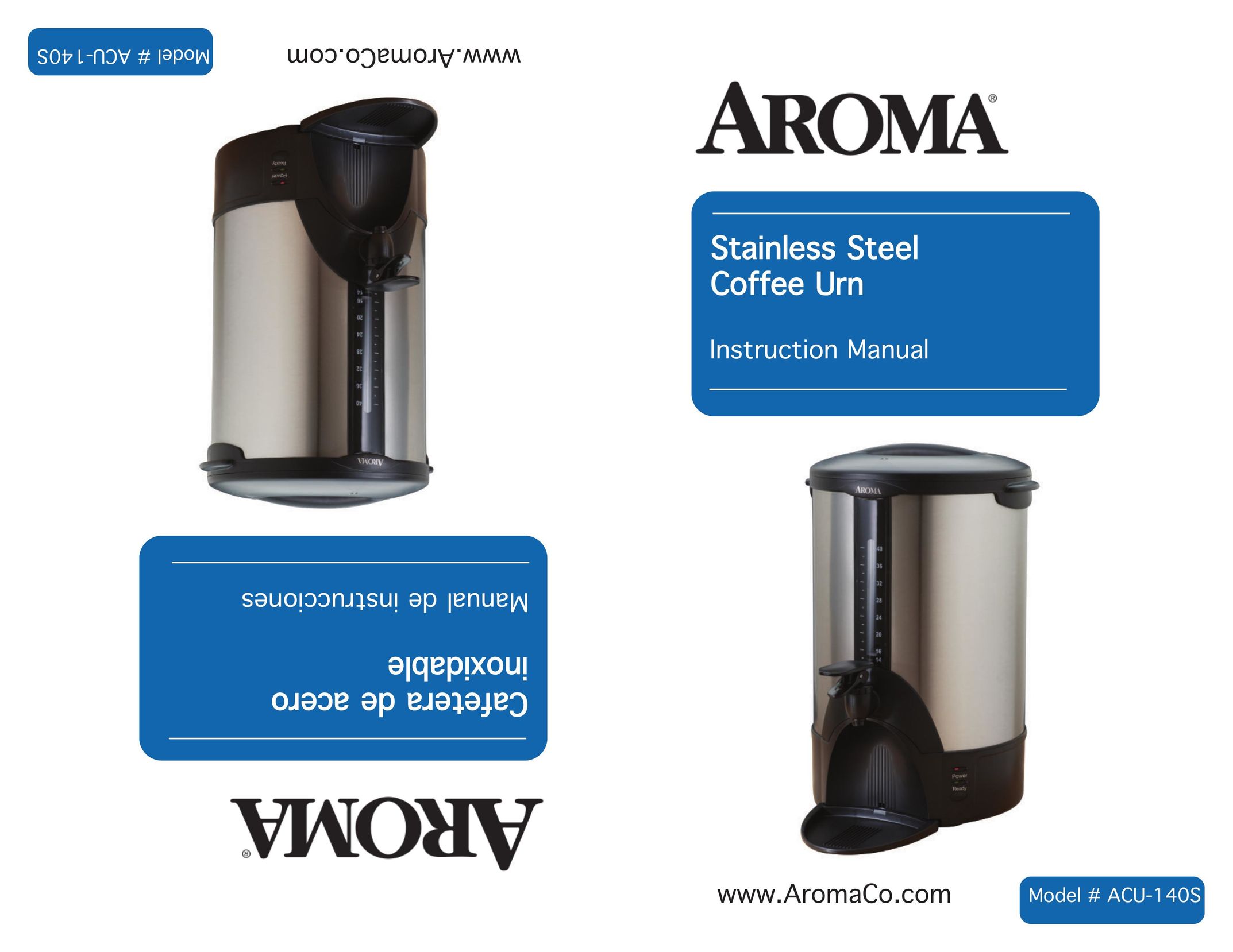 Aroma ACU-140S Coffeemaker User Manual