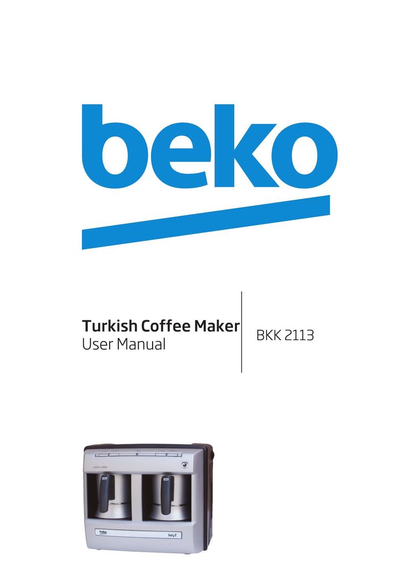 Beko bkk2113 Coffeemaker User Manual