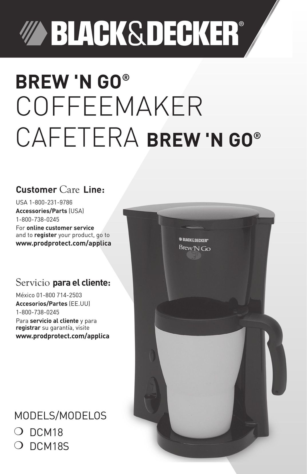 Black & Decker DCM18S Coffeemaker User Manual