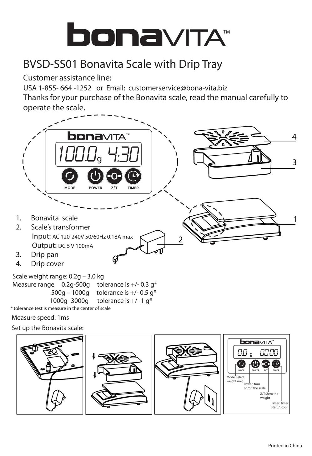 Bonavita BVSD-SS01 Coffeemaker User Manual