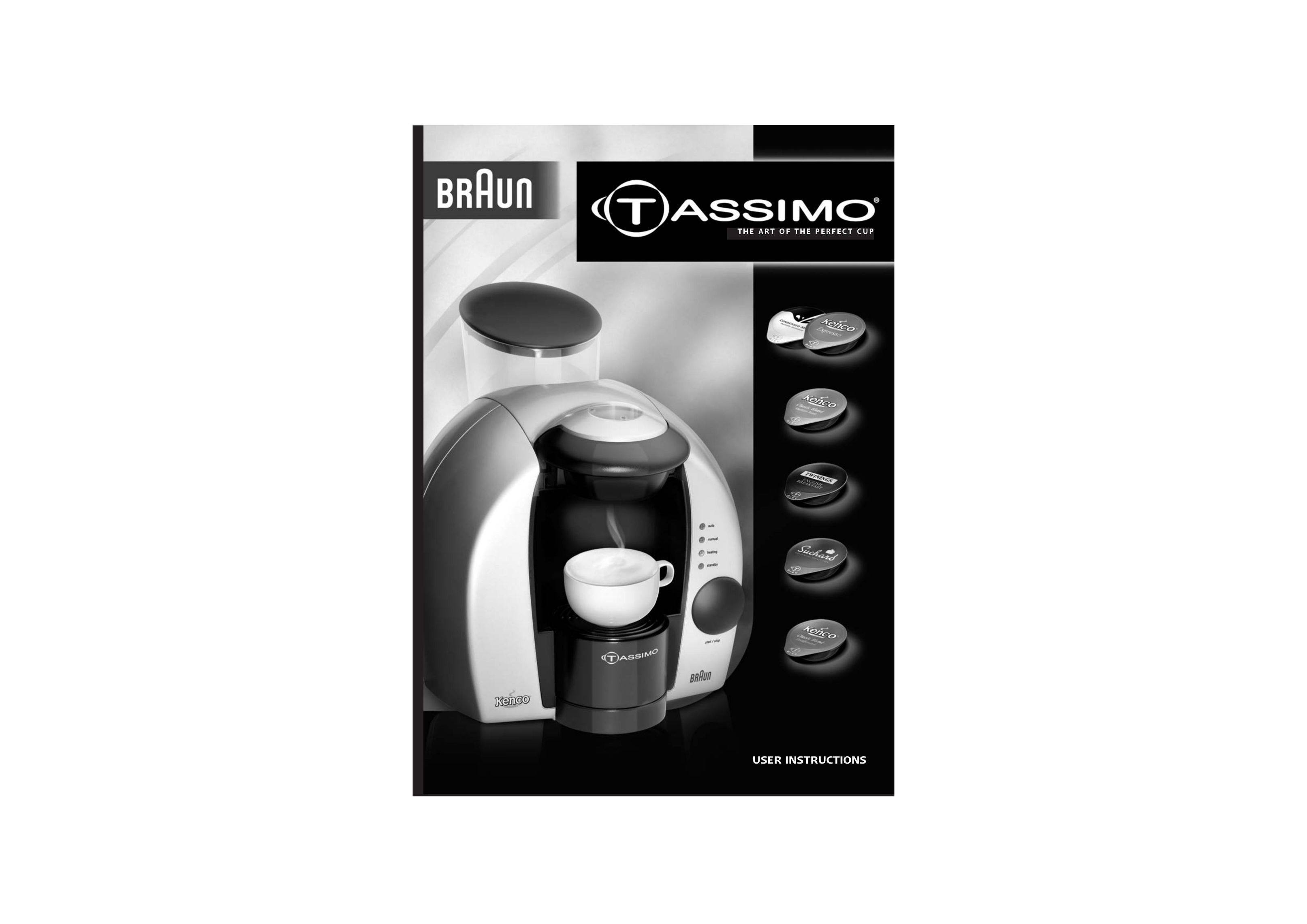 Braun Tassimo Coffeemaker User Manual
