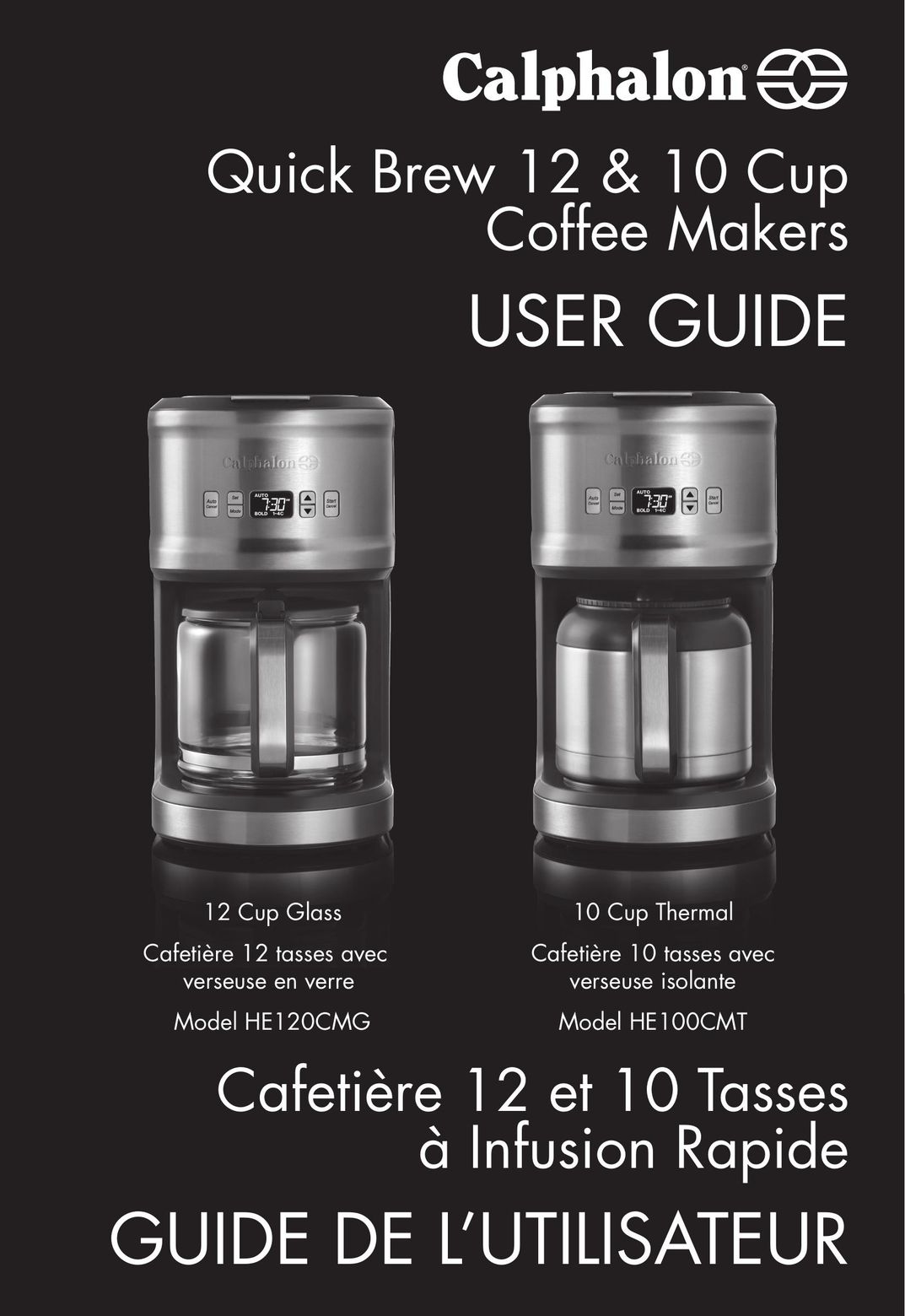 Calphalon HE100CMT Coffeemaker User Manual