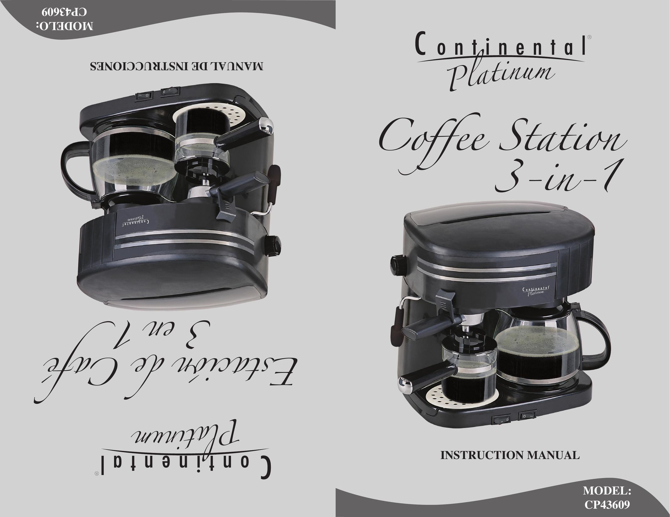 Continental CP43609 Coffeemaker User Manual