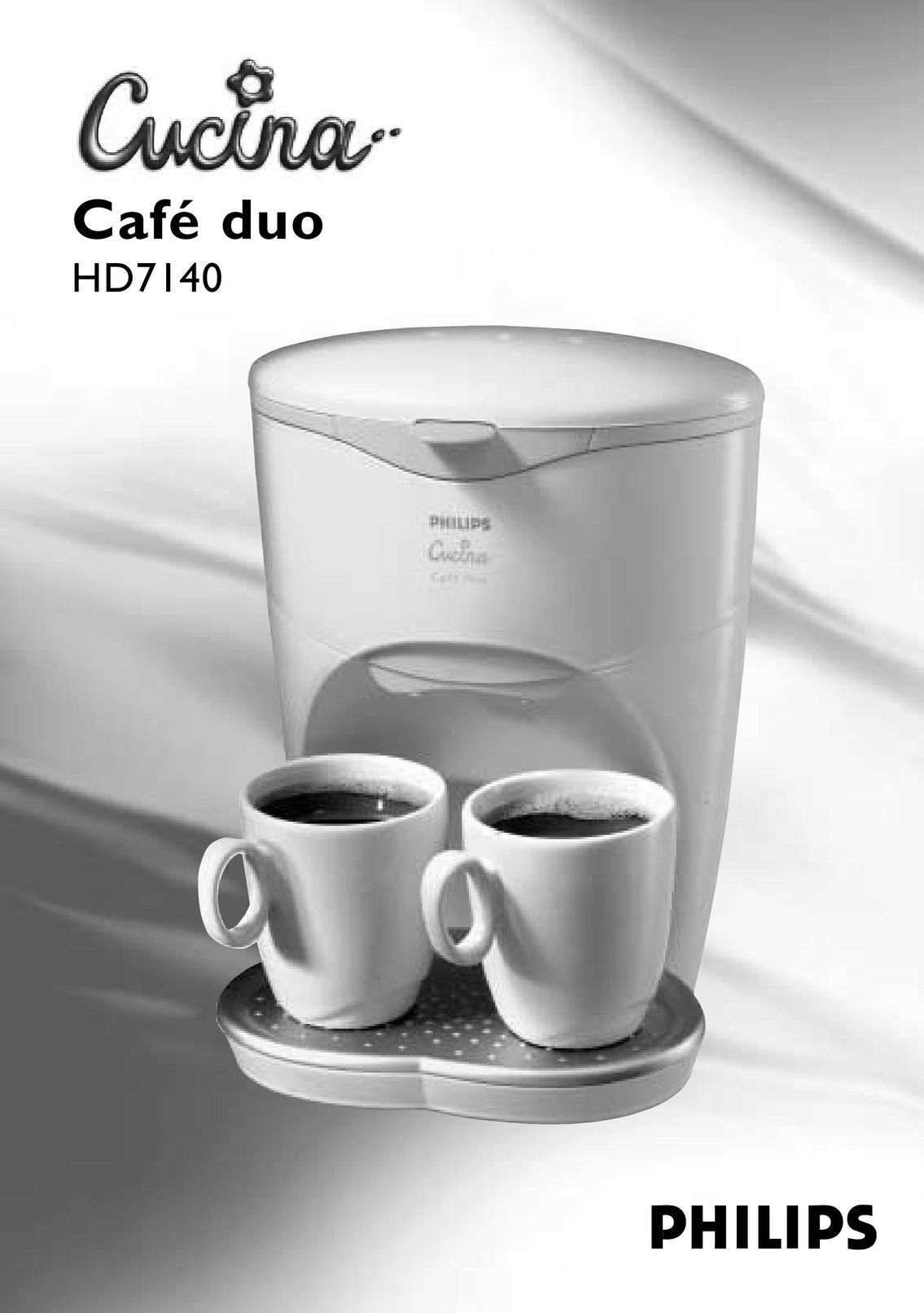 Cucina Pro HD7140 Coffeemaker User Manual