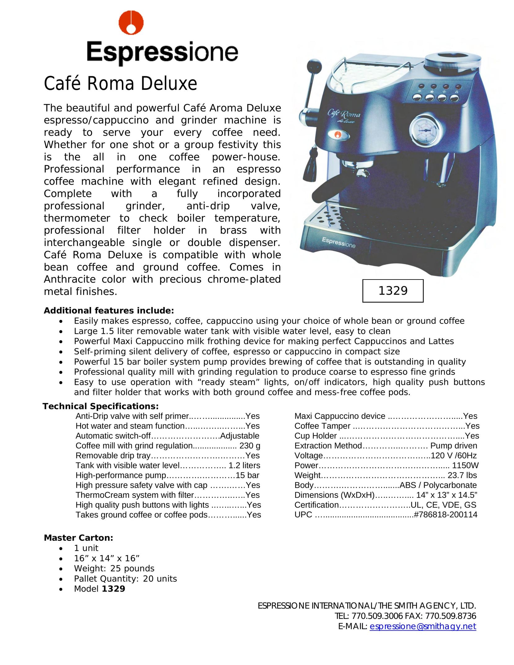 Dualit 1329 Coffeemaker User Manual