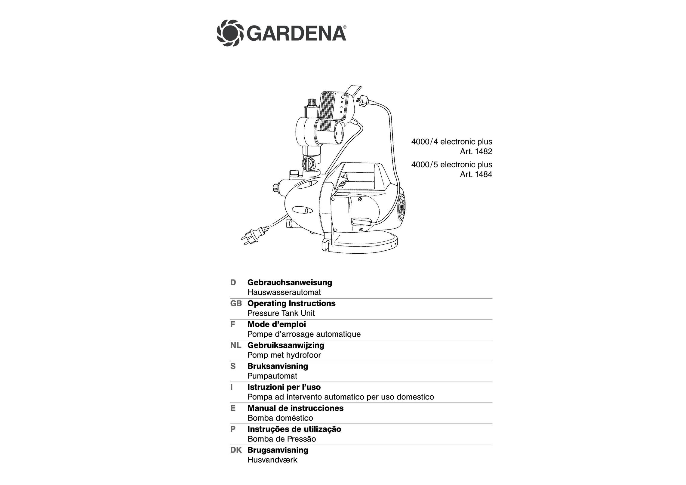 Gardena Art.1482 Coffeemaker User Manual