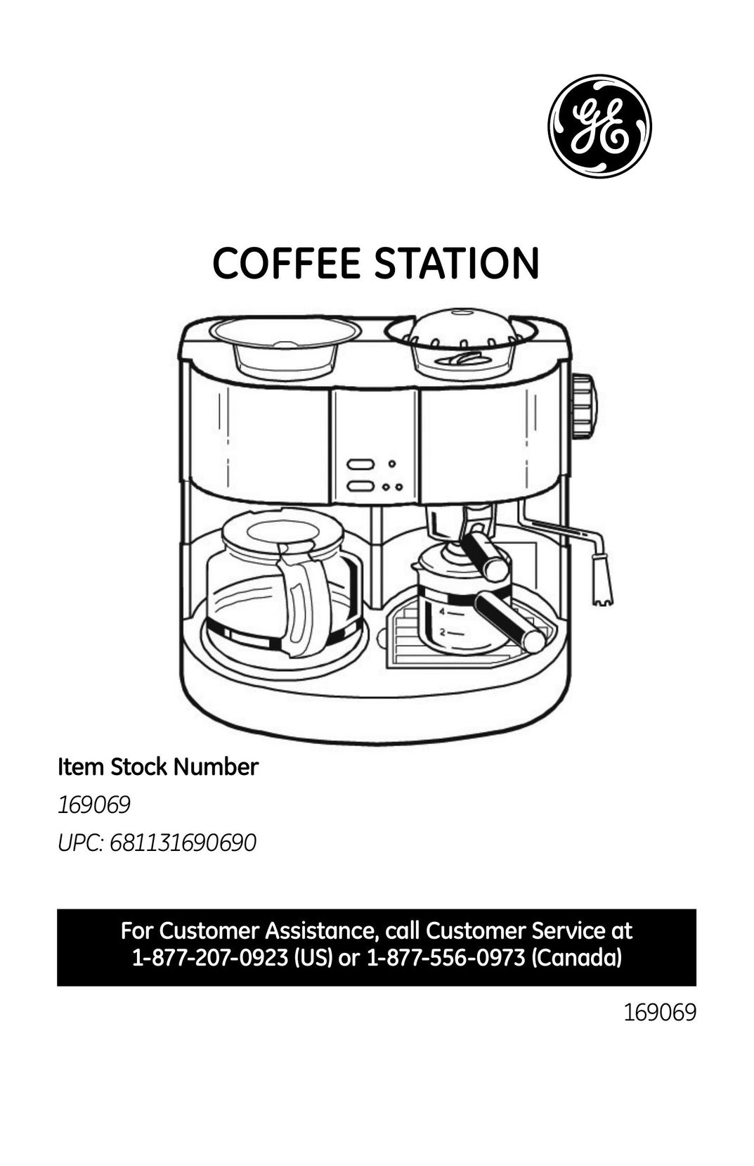 GE 681131690690 Coffeemaker User Manual