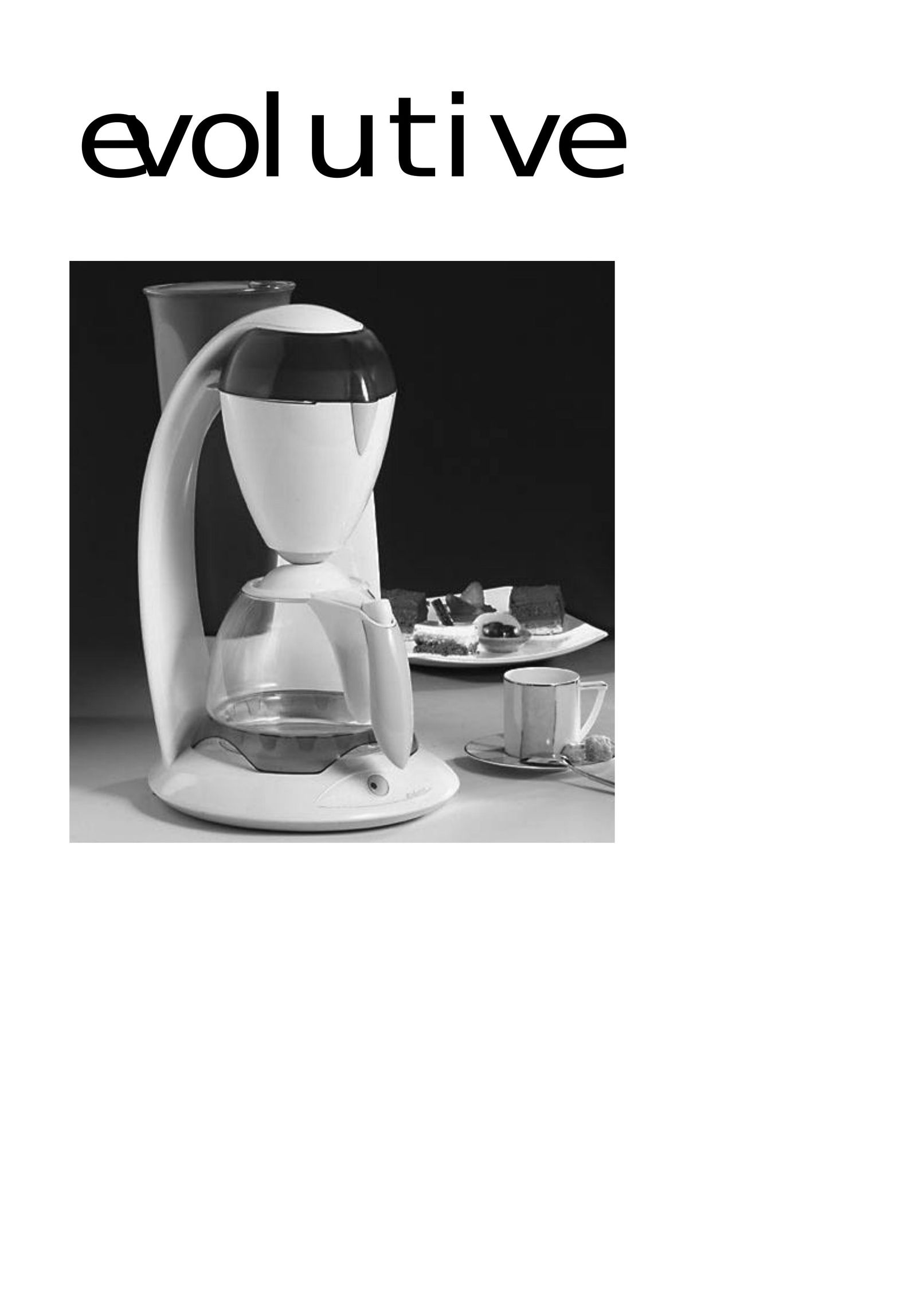 Groupe SEB USA - T-FAL evolutive Coffeemaker User Manual