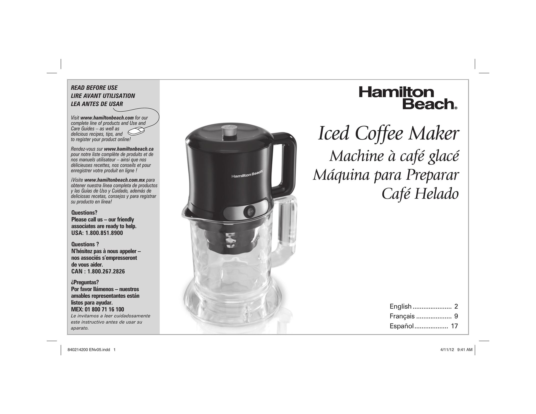 Hamilton Beach 40912R Coffeemaker User Manual