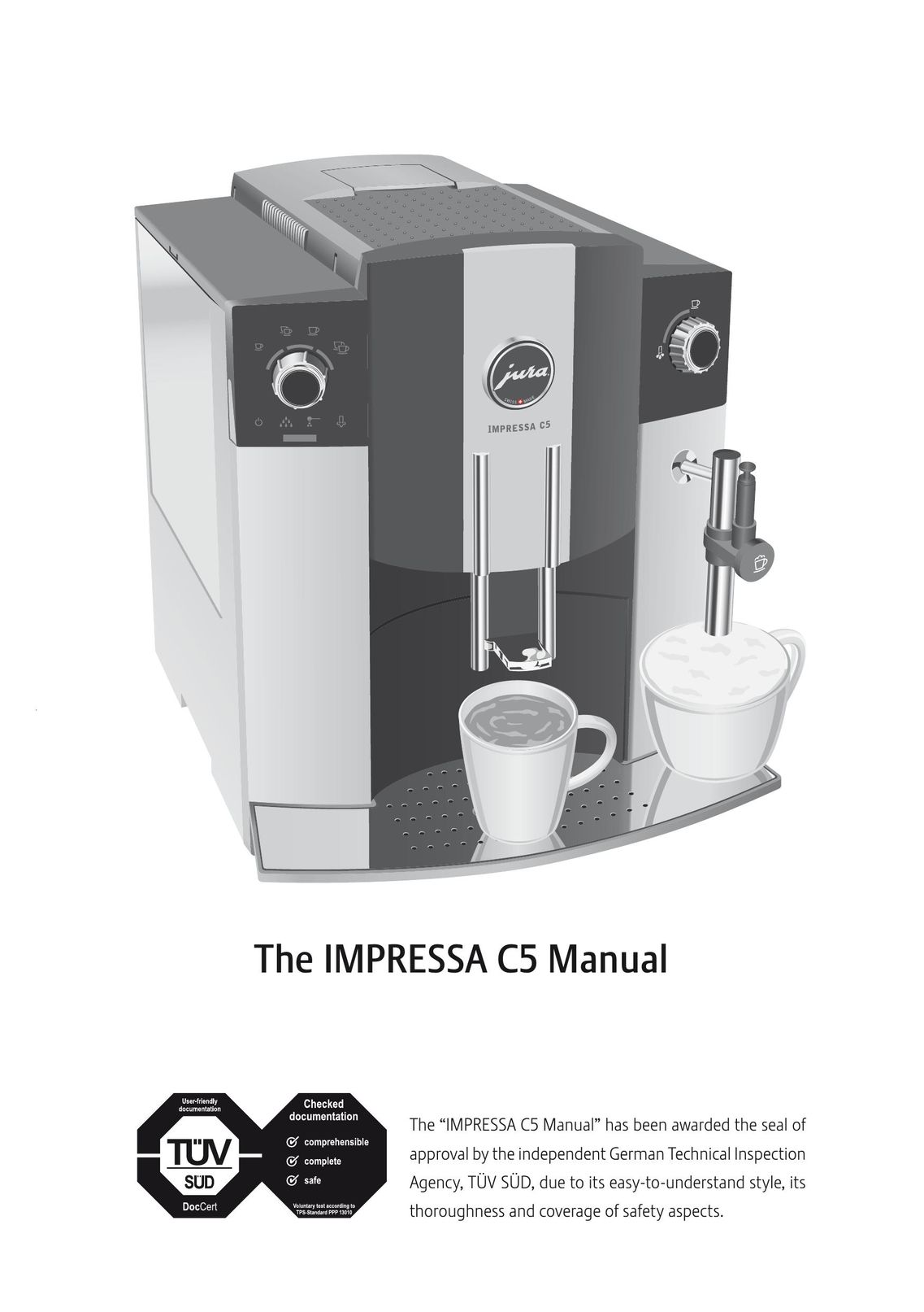 Jura Capresso IMPRESSA C5 Coffeemaker User Manual