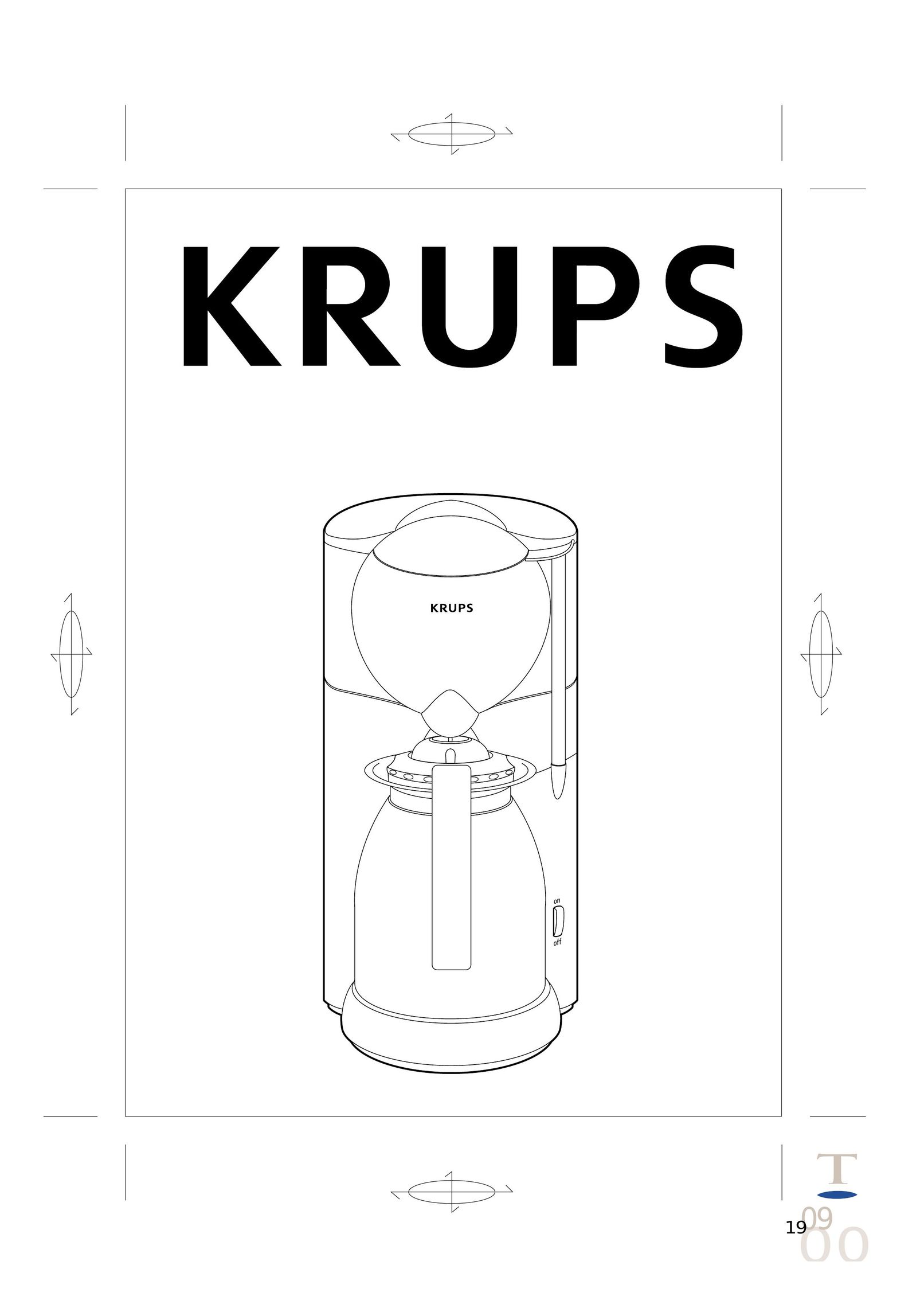 Krups 199 Coffeemaker User Manual