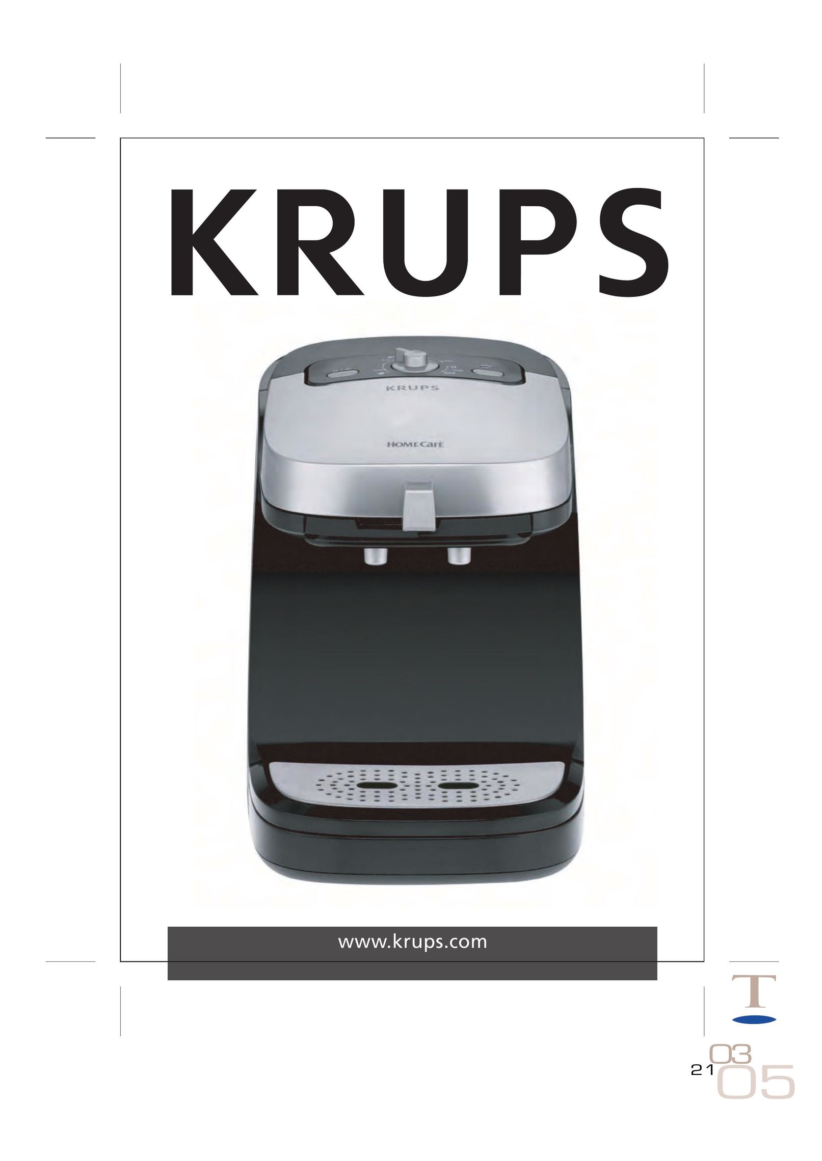 Krups KP1000 Coffeemaker User Manual