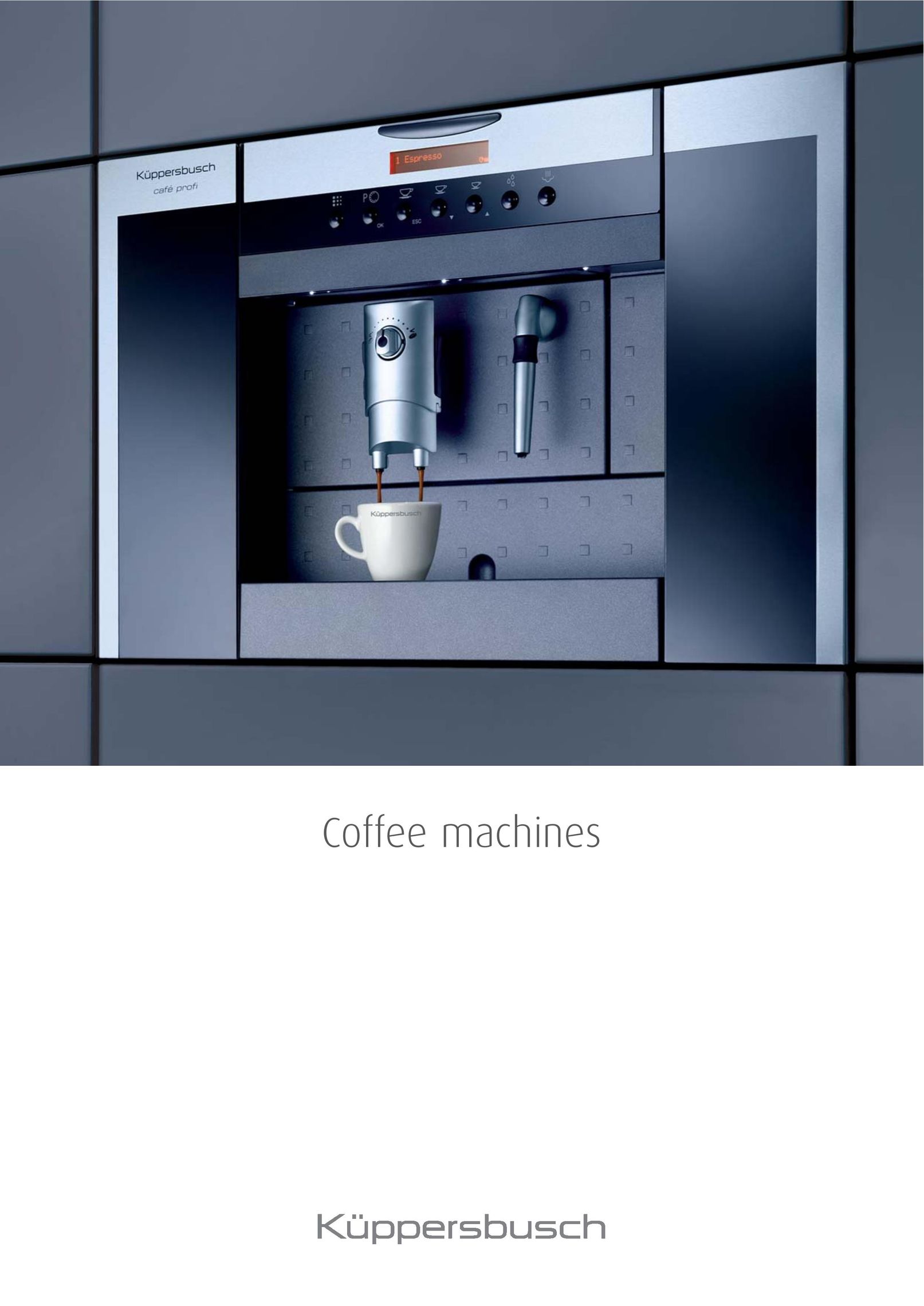 Kuppersbusch USA EKV 6600.0 Coffeemaker User Manual