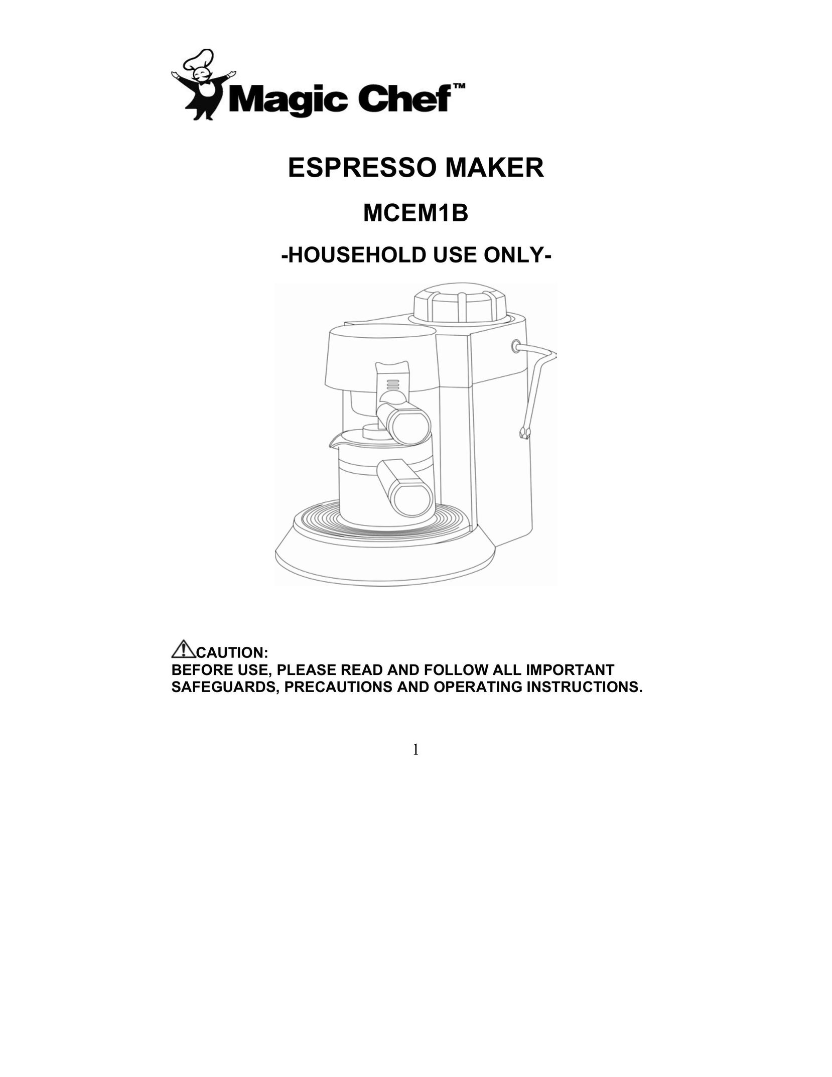 Maytag MCEM1B Coffeemaker User Manual