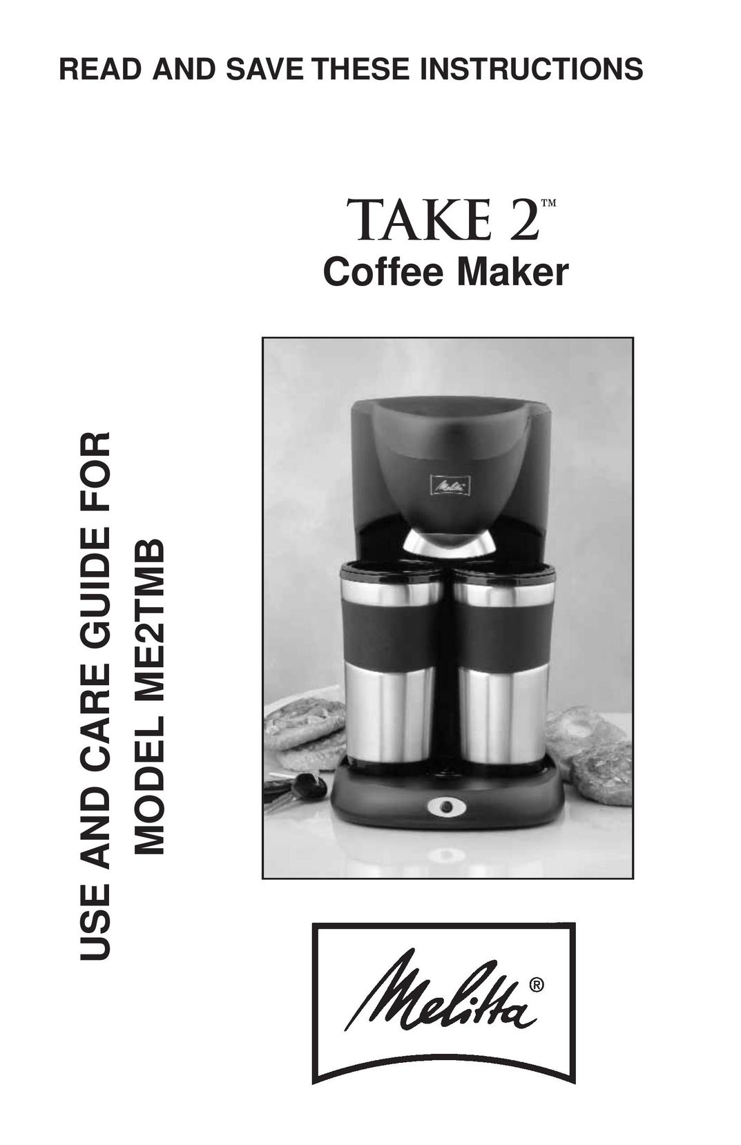 Melitta ME2TMB Coffeemaker User Manual