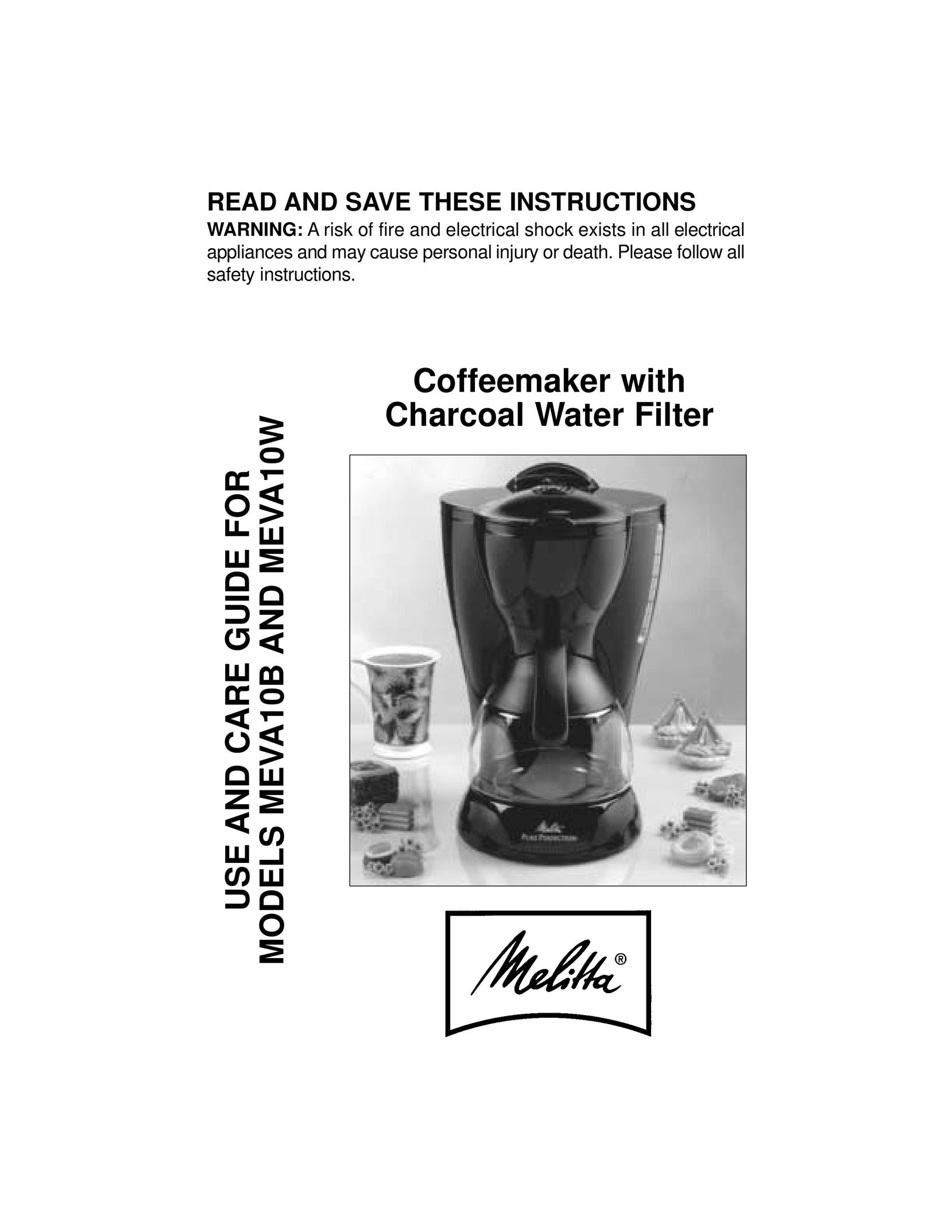 Melitta MEVA10B Coffeemaker User Manual