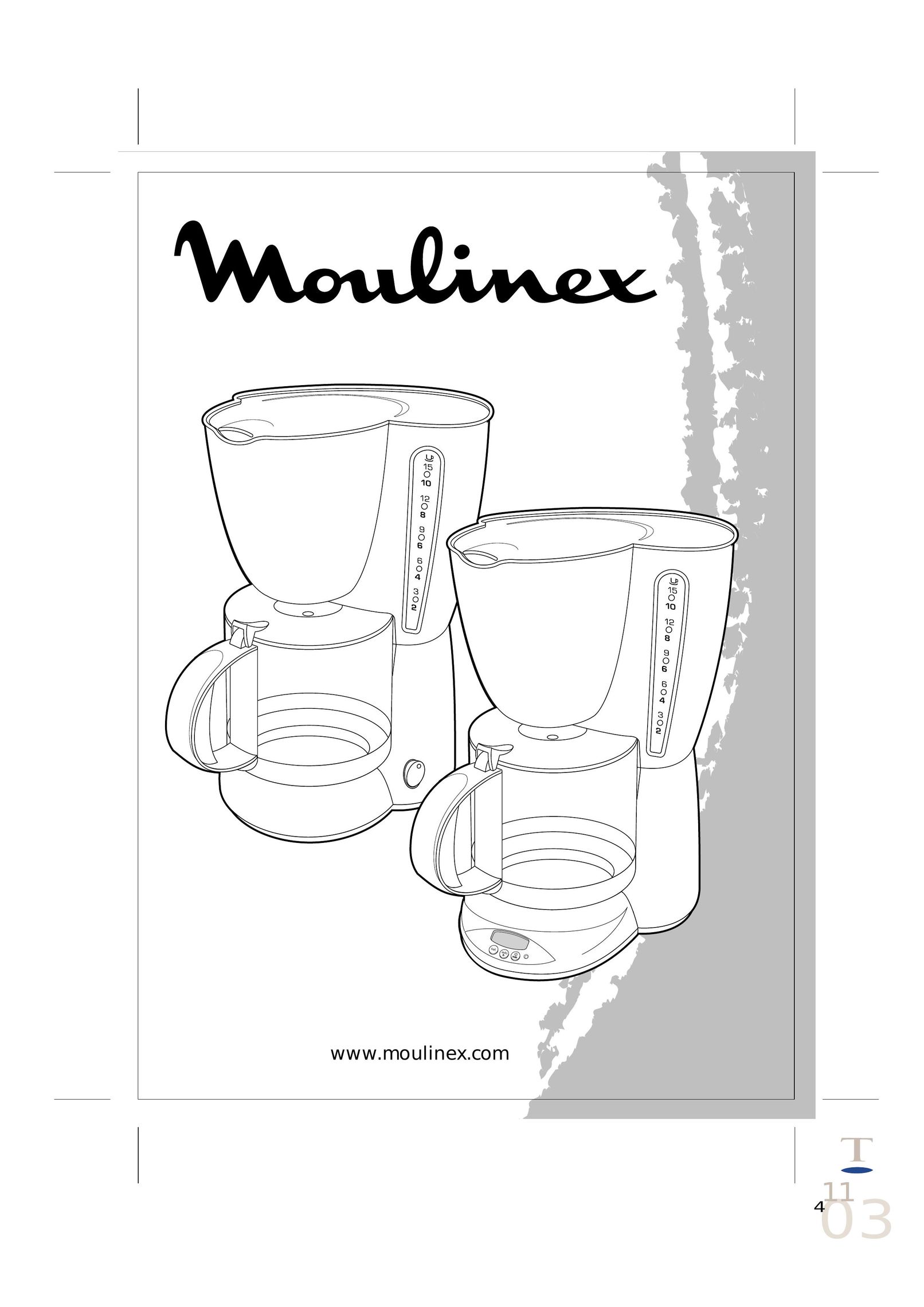 Moulinex BCB1 Coffeemaker User Manual