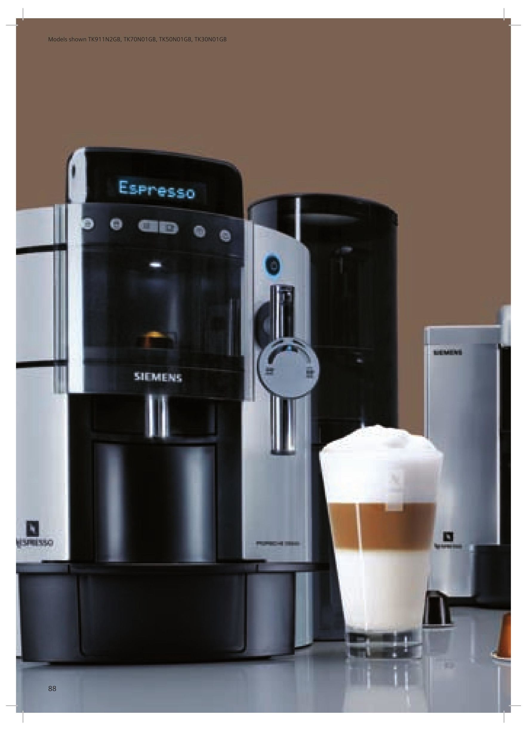Nespresso TK50N01GB Coffeemaker User Manual