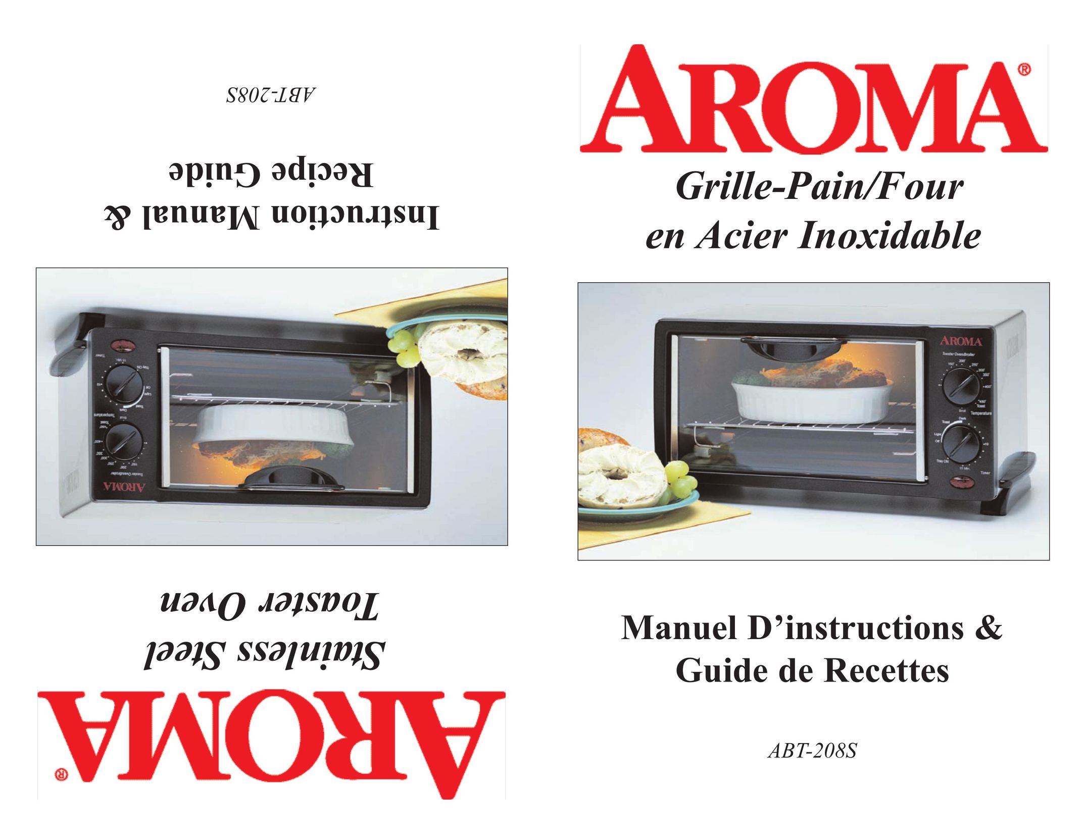 Aroma ABT-208S Convection Oven User Manual