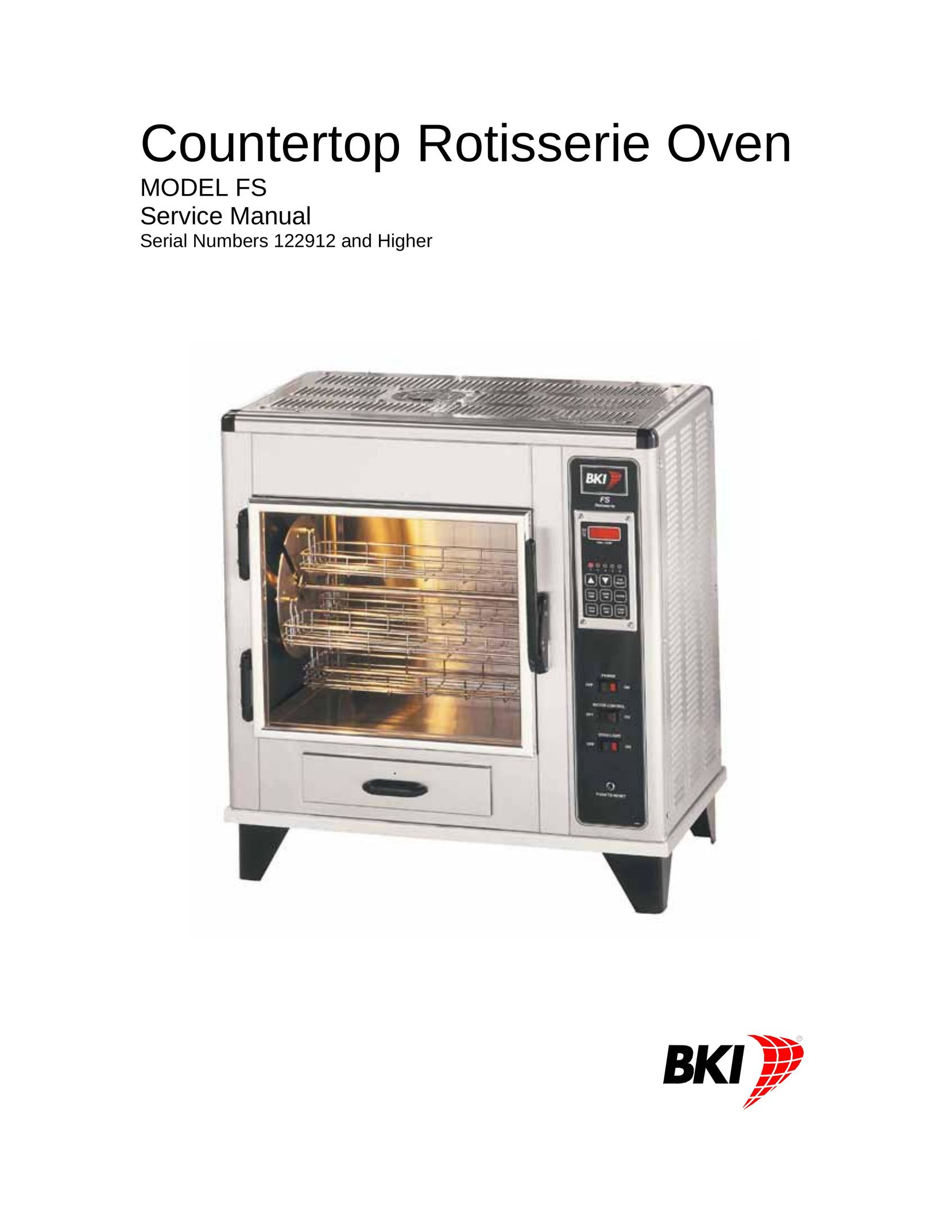 Bakers Pride Oven FS Convection Oven User Manual