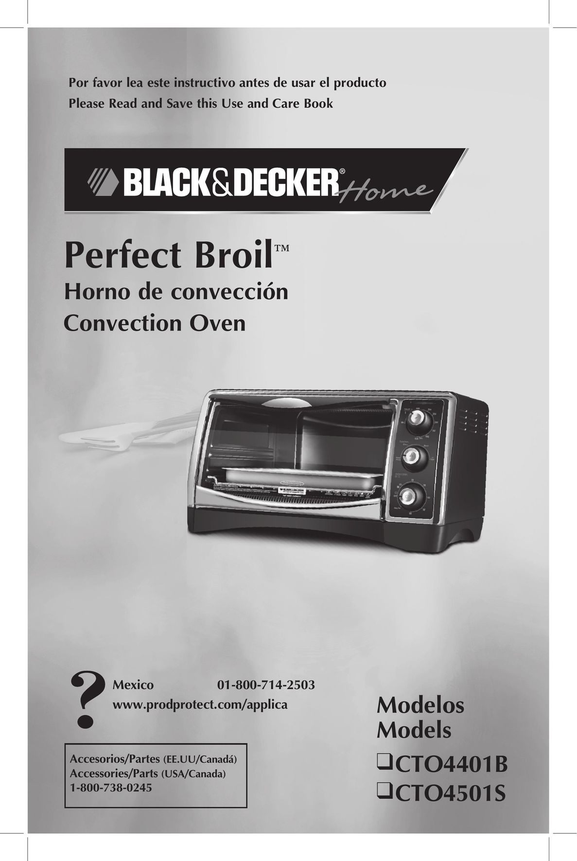 Black & Decker CTO4401B Convection Oven User Manual