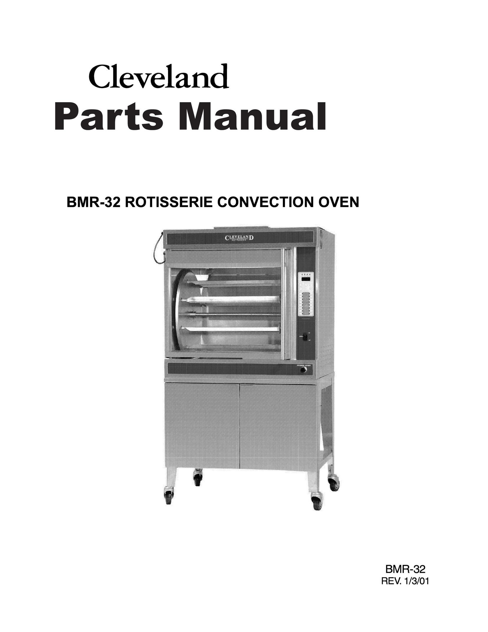 Cleveland Range BMR-32 Convection Oven User Manual