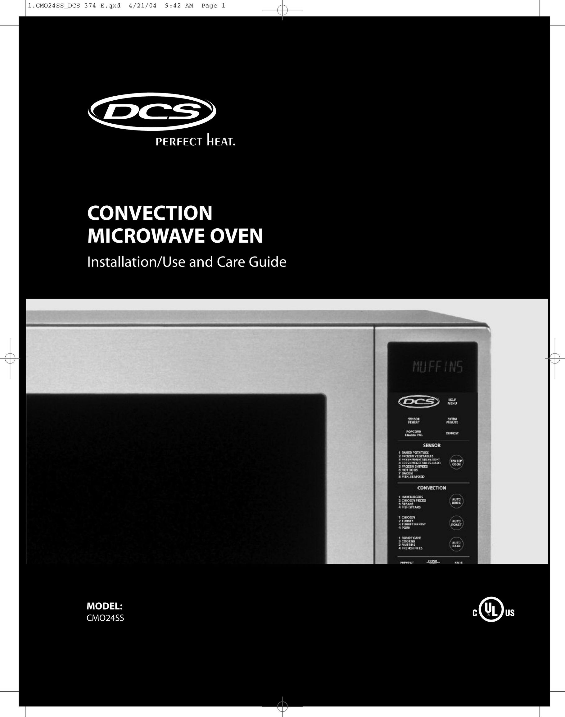 DCS CMO24SS Convection Oven User Manual