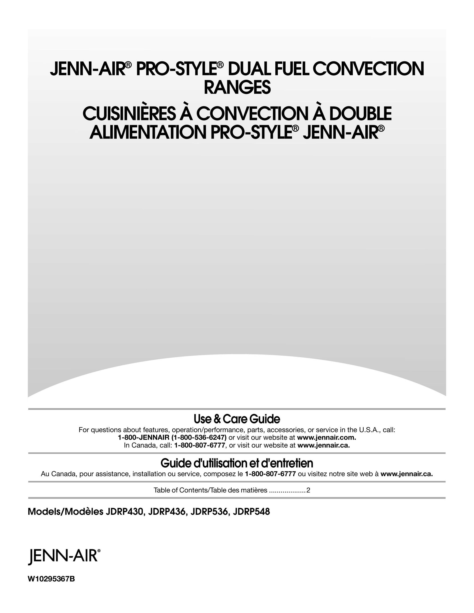 Jenn-Air JDRP430 Convection Oven User Manual