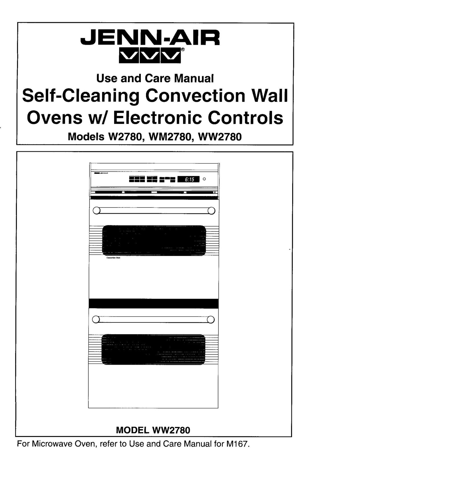 Jenn-Air WW2780 Convection Oven User Manual