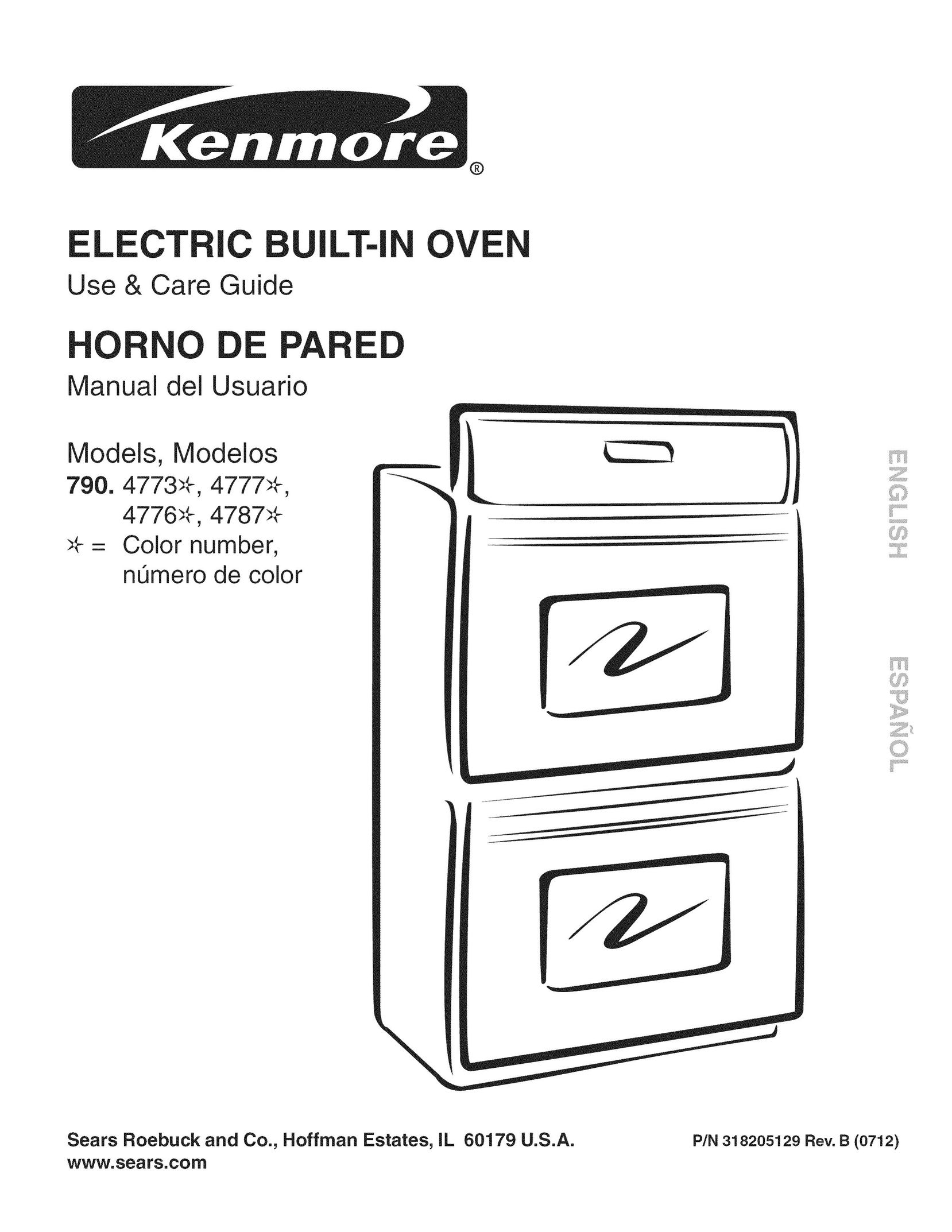 Kenmore 790.4773 Convection Oven User Manual