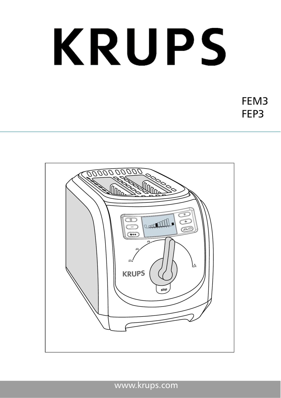 Krups FEM3 Convection Oven User Manual