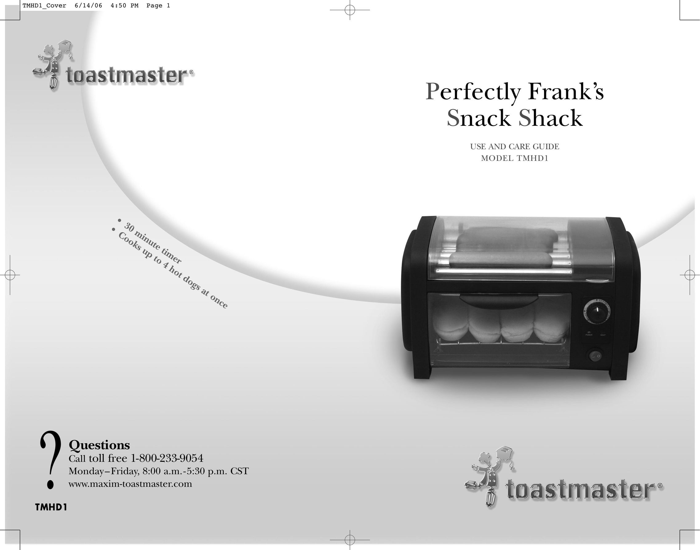 Toastmaster TMHD1 Convection Oven User Manual