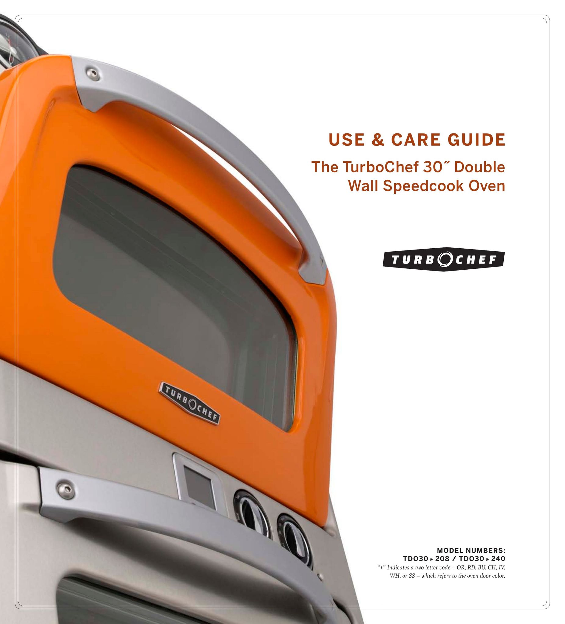 Turbo Chef Technologies TD030*208 Convection Oven User Manual