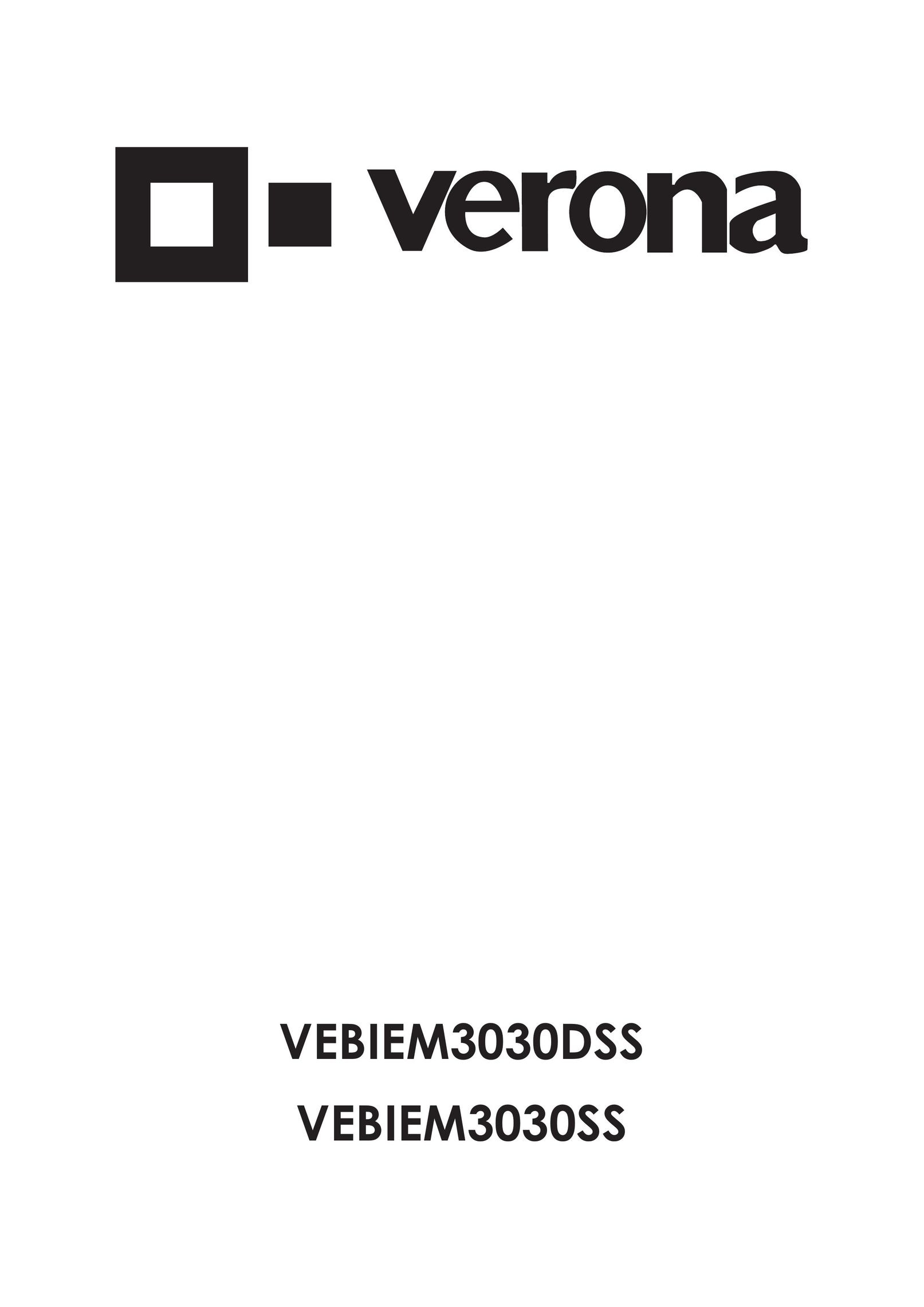 Verona VEBIEM3030DSS Convection Oven User Manual
