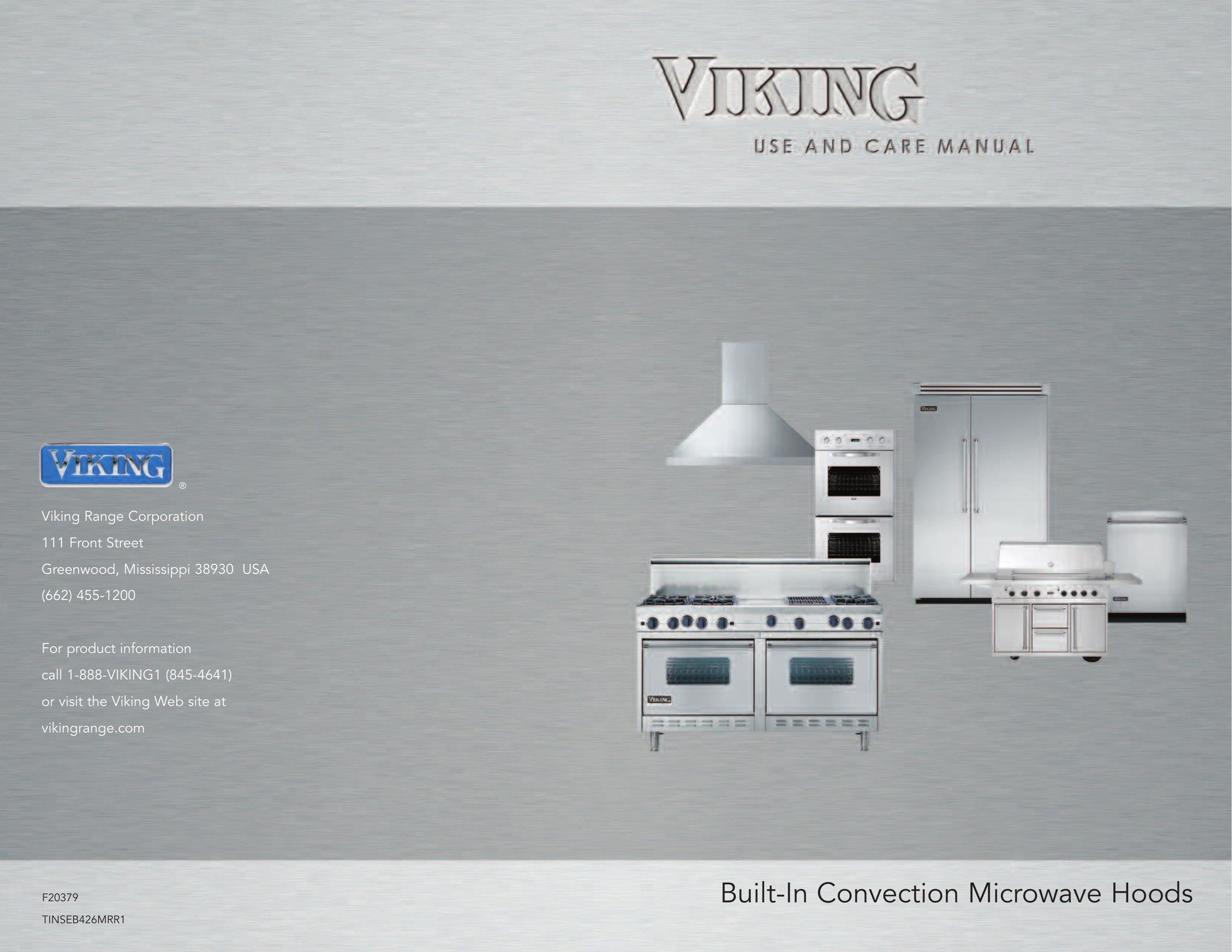 Viking Built-In Convection Microwave Hood Convection Oven User Manual