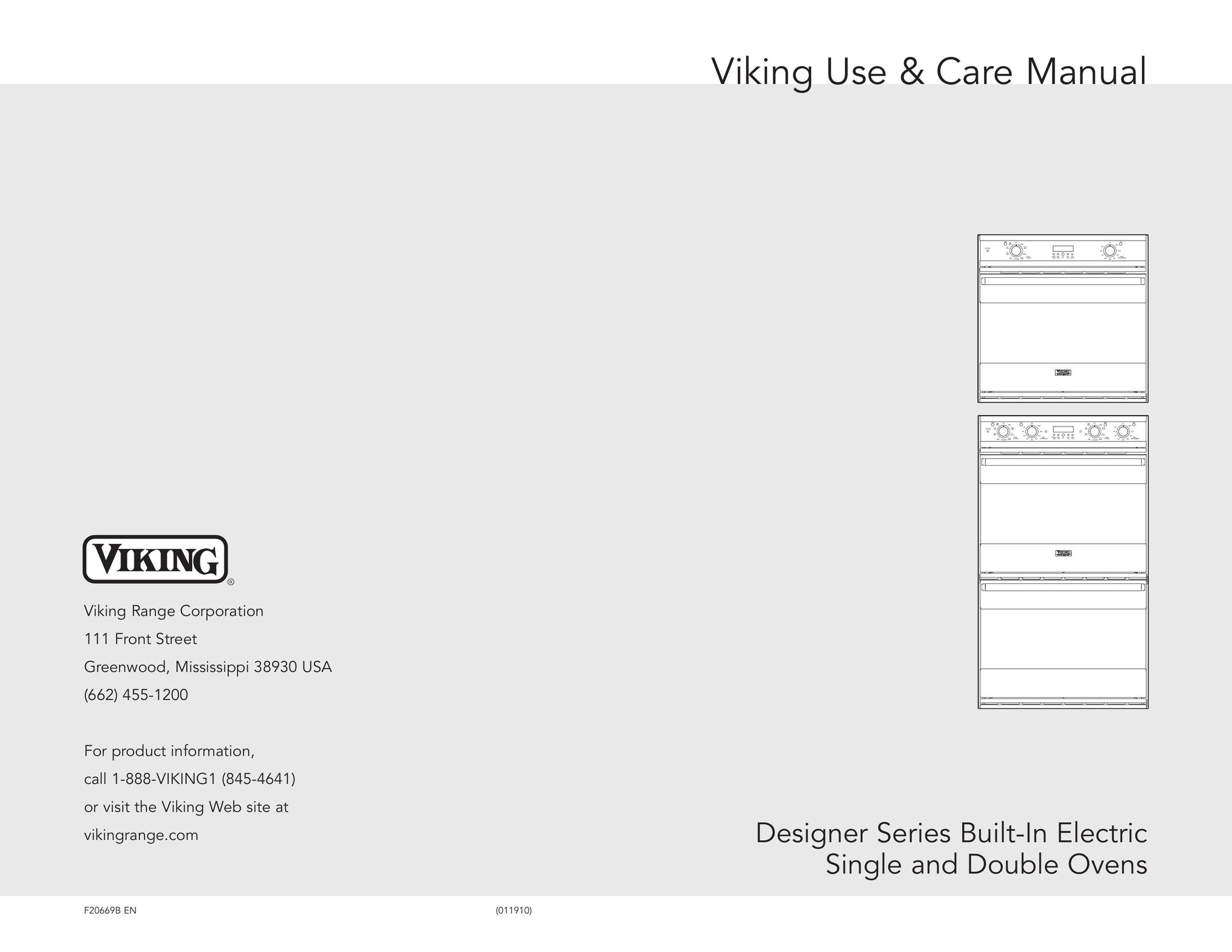 Viking DSOE301SS Convection Oven User Manual