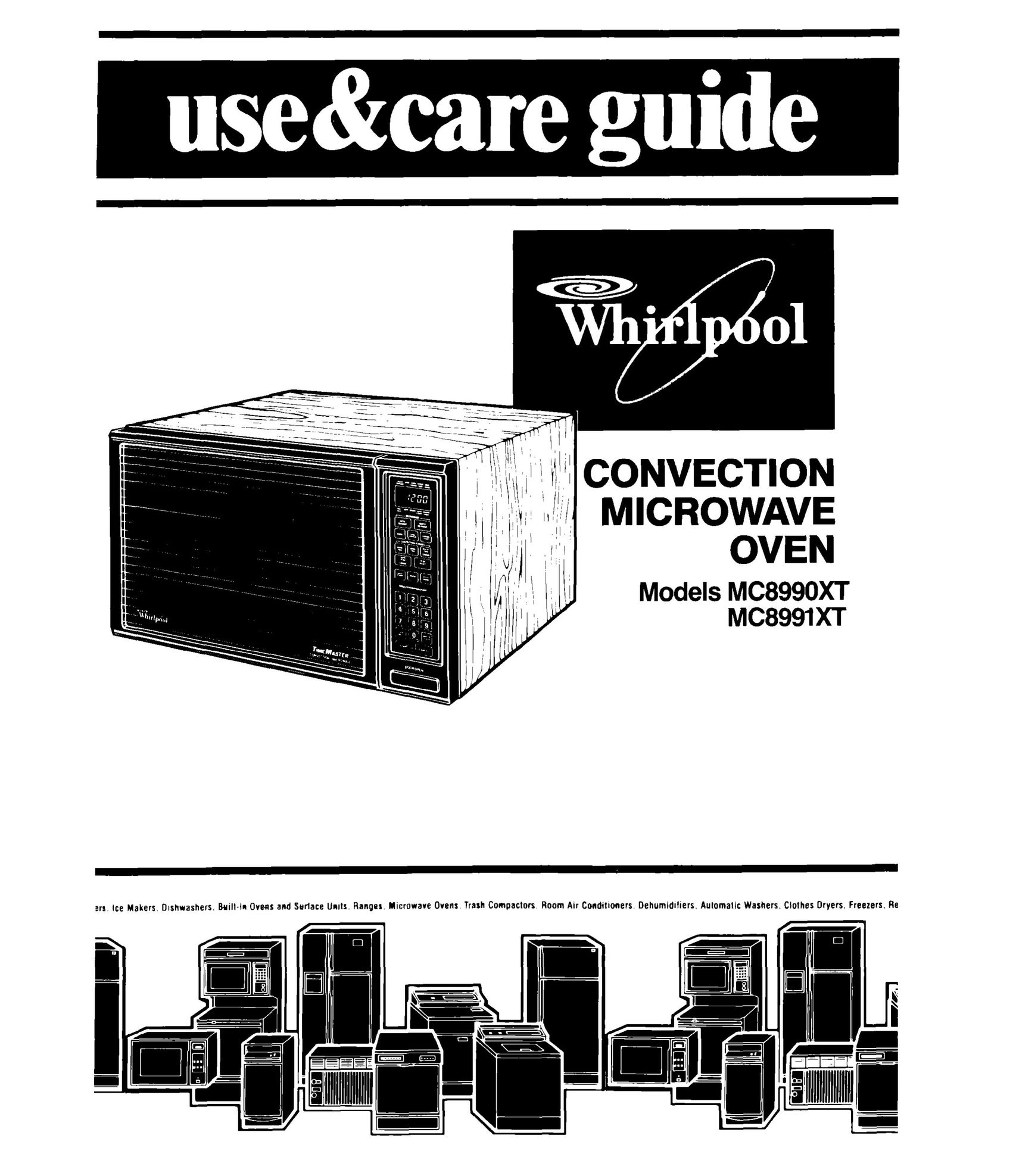 Whirlpool MC8990XT Convection Oven User Manual