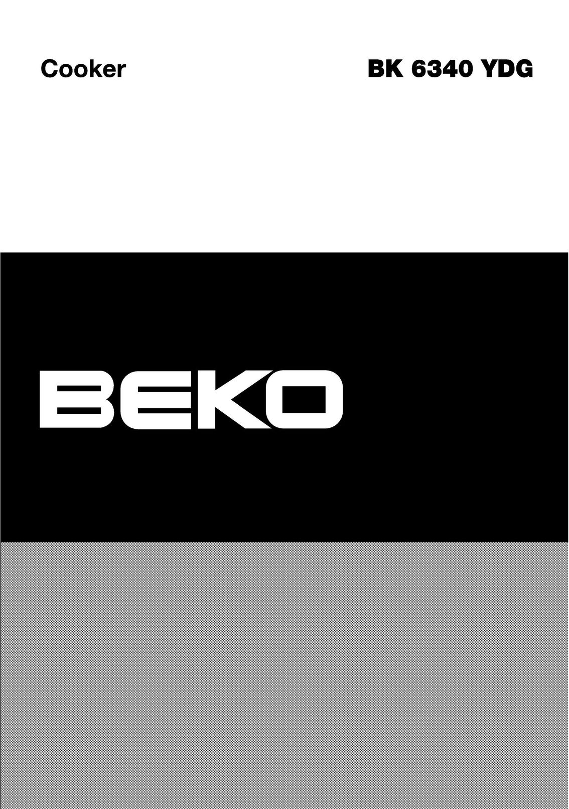 Beko BK 6340 YDG Cooktop User Manual