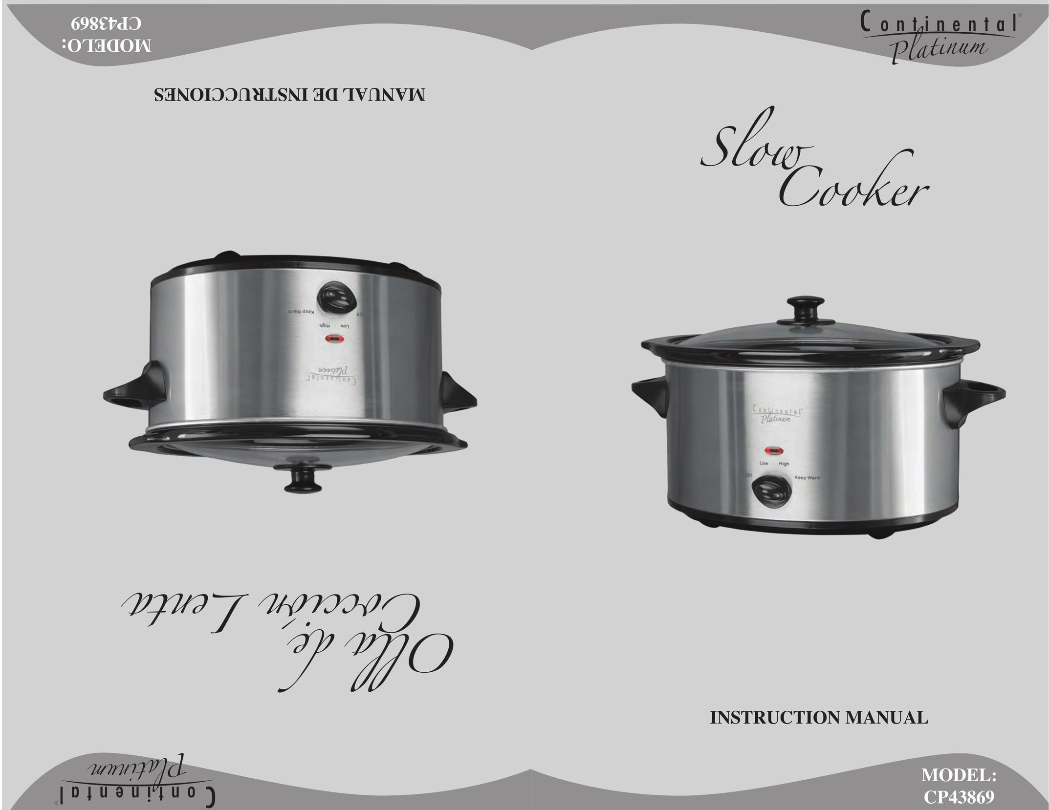 Continental Platinum CP43869 Cooktop User Manual