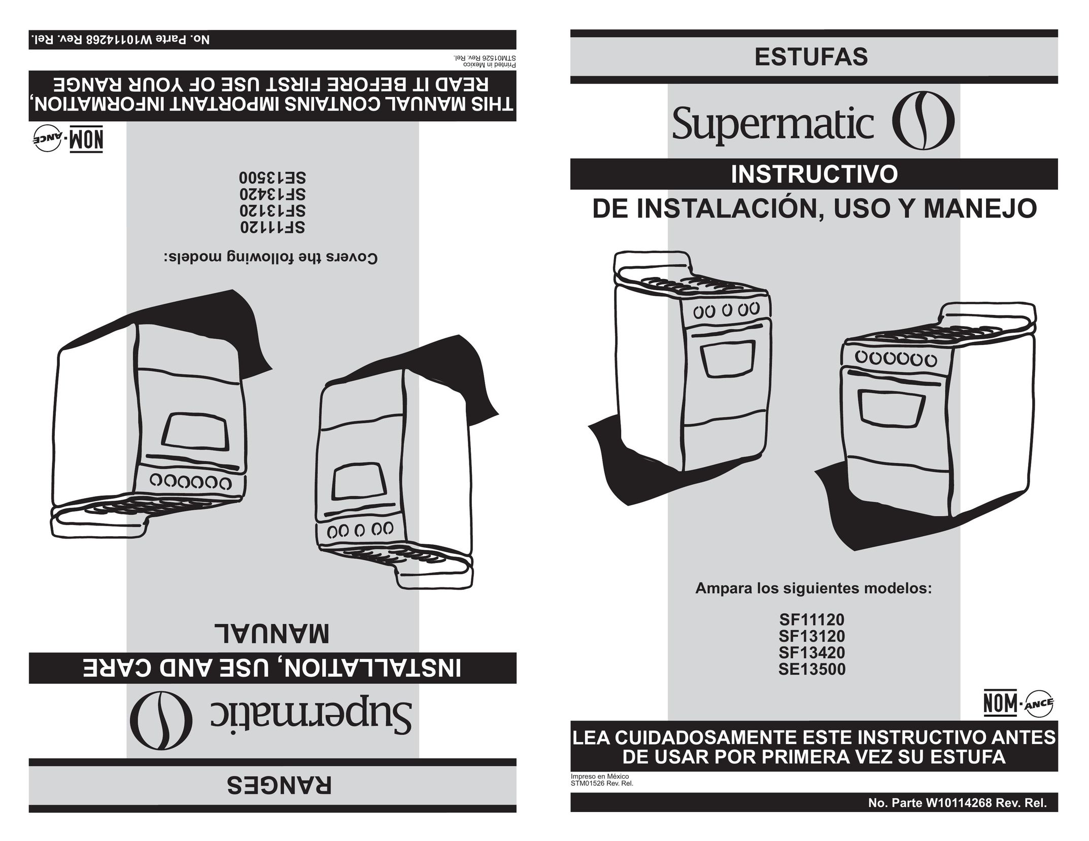 DDA SuperMatic SF11120 Cooktop User Manual