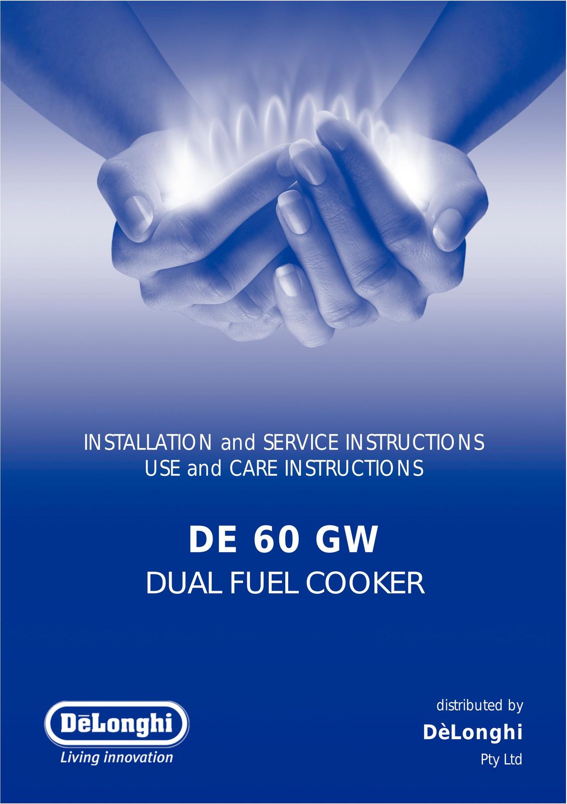 DeLonghi DE 60 GW Cooktop User Manual
